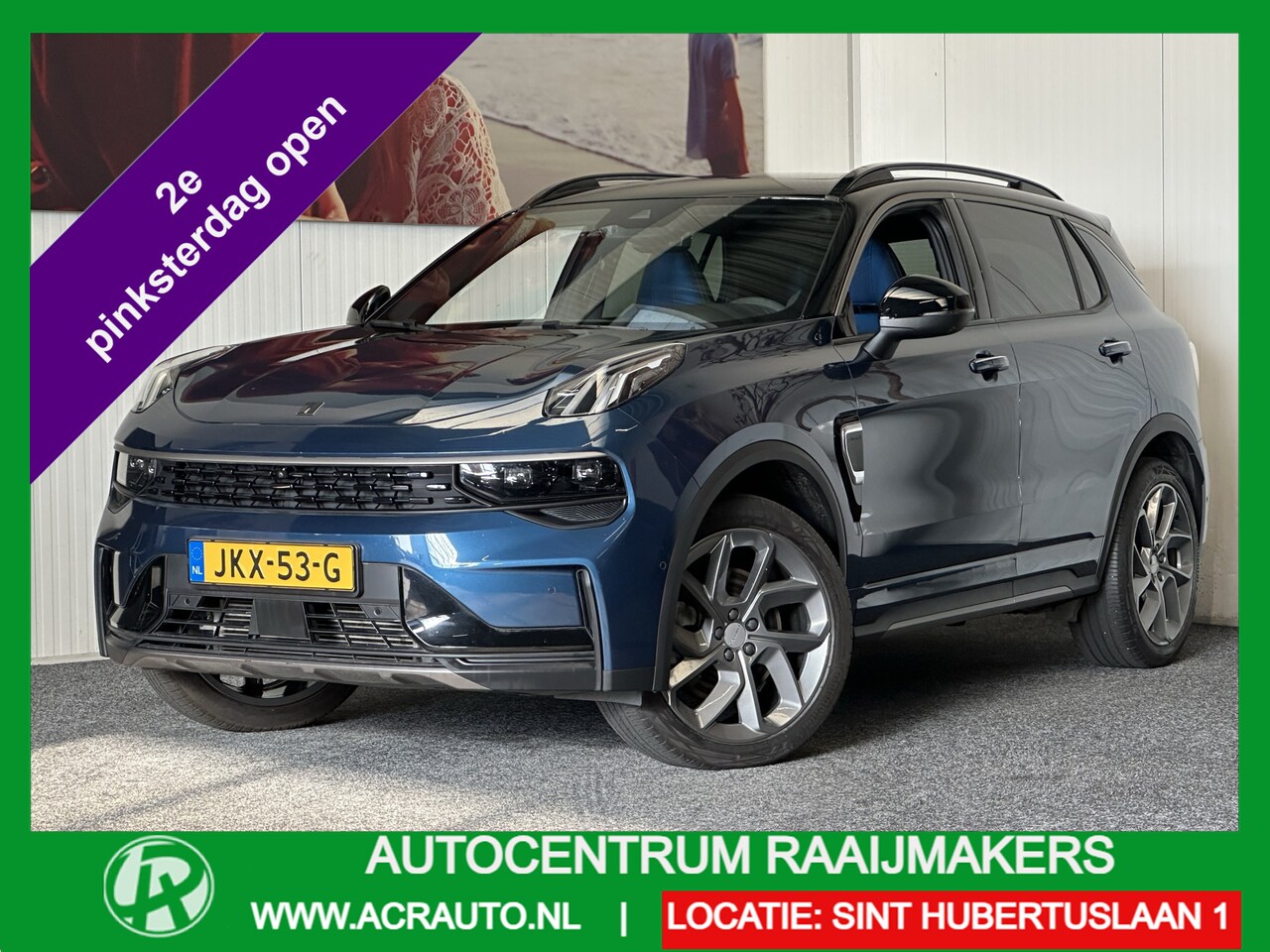 Lynk & Co 01 - 1.5 MY 2023 ZWARTE HEMEL GREY LINE PREMIUM LEDEREN BEKLEDING 100 STUKS OP VOORRAAD ! VOL O - AutoWereld.nl