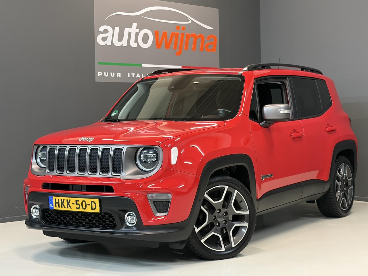 Jeep Renegade - 1.3Turbo 150pk Limited Automaat Afneembare trekhaak, 19Inch, Stoelverwarming, adaptive cru - AutoWereld.nl