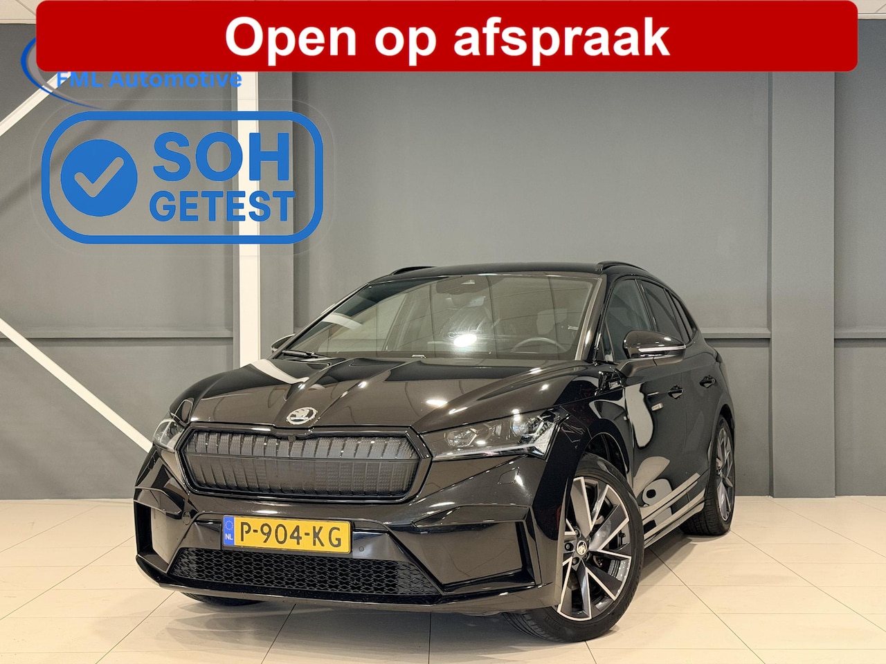 Skoda Enyaq iV - 80 Sportline | SOH 93,51% | Navigatie | Hoge instap | - AutoWereld.nl