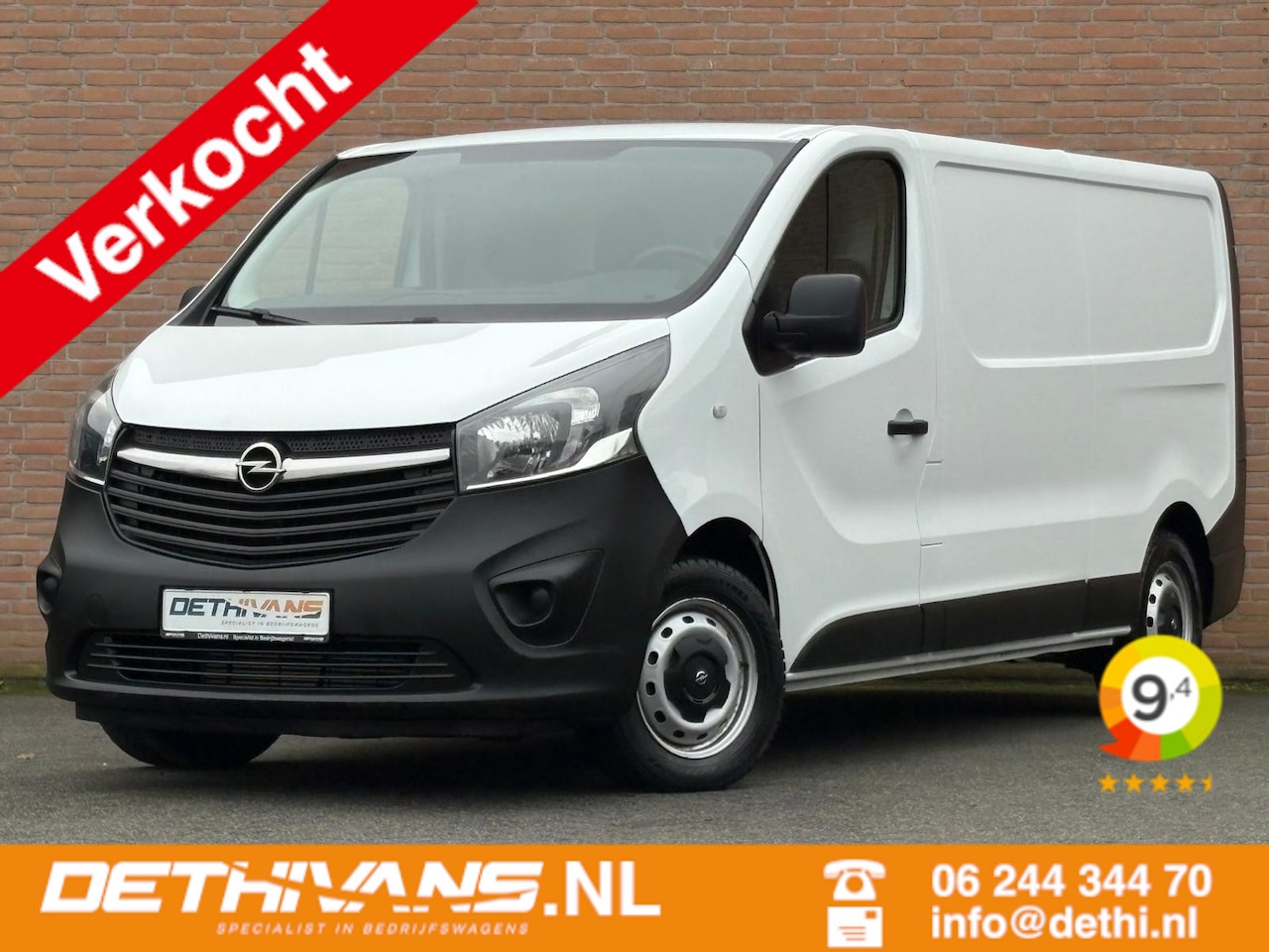 Opel Vivaro - 1.6CDTI 125PK Lang / Airconditioning / Cruisecontrol / Euro6 - AutoWereld.nl