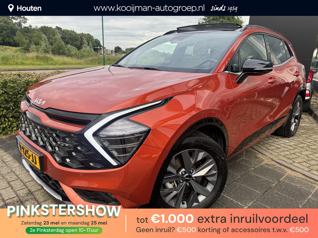 Kia Sportage - 1.6 T-GDi Hybrid GT-Line Dealeronderhouden, Unieke Kleur, Schuif/Kanteldak, Parkeersensore - AutoWereld.nl