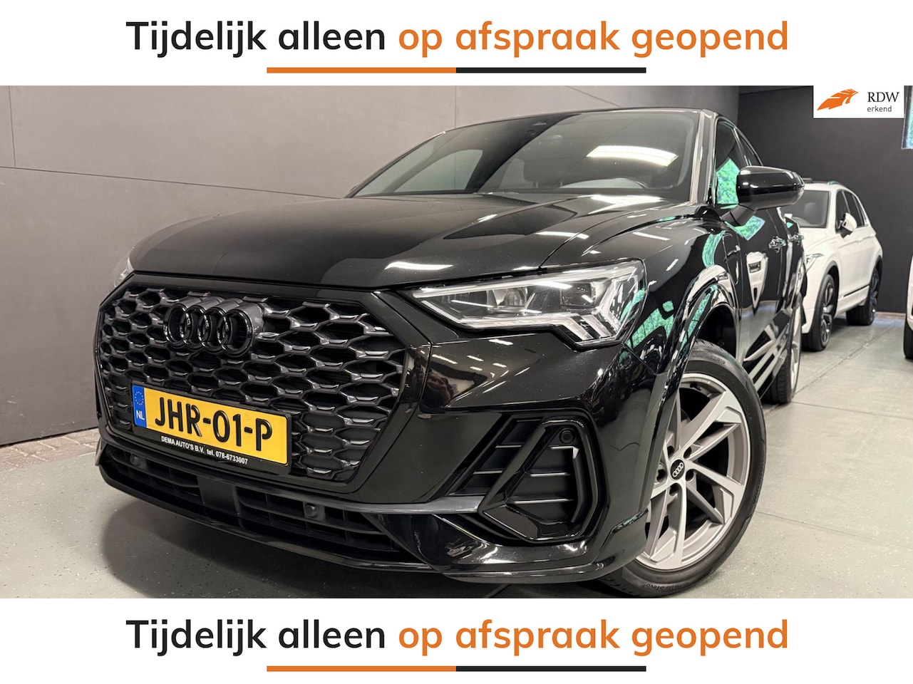 Audi Q3 Sportback - 45 TFSI e 2X S-LINE BLACK-LINE 19'' SOH-TEST/V-COCKPIT/NAVI/DAB/LED/ECC/PDC/CRUISE/KEYLESS - AutoWereld.nl