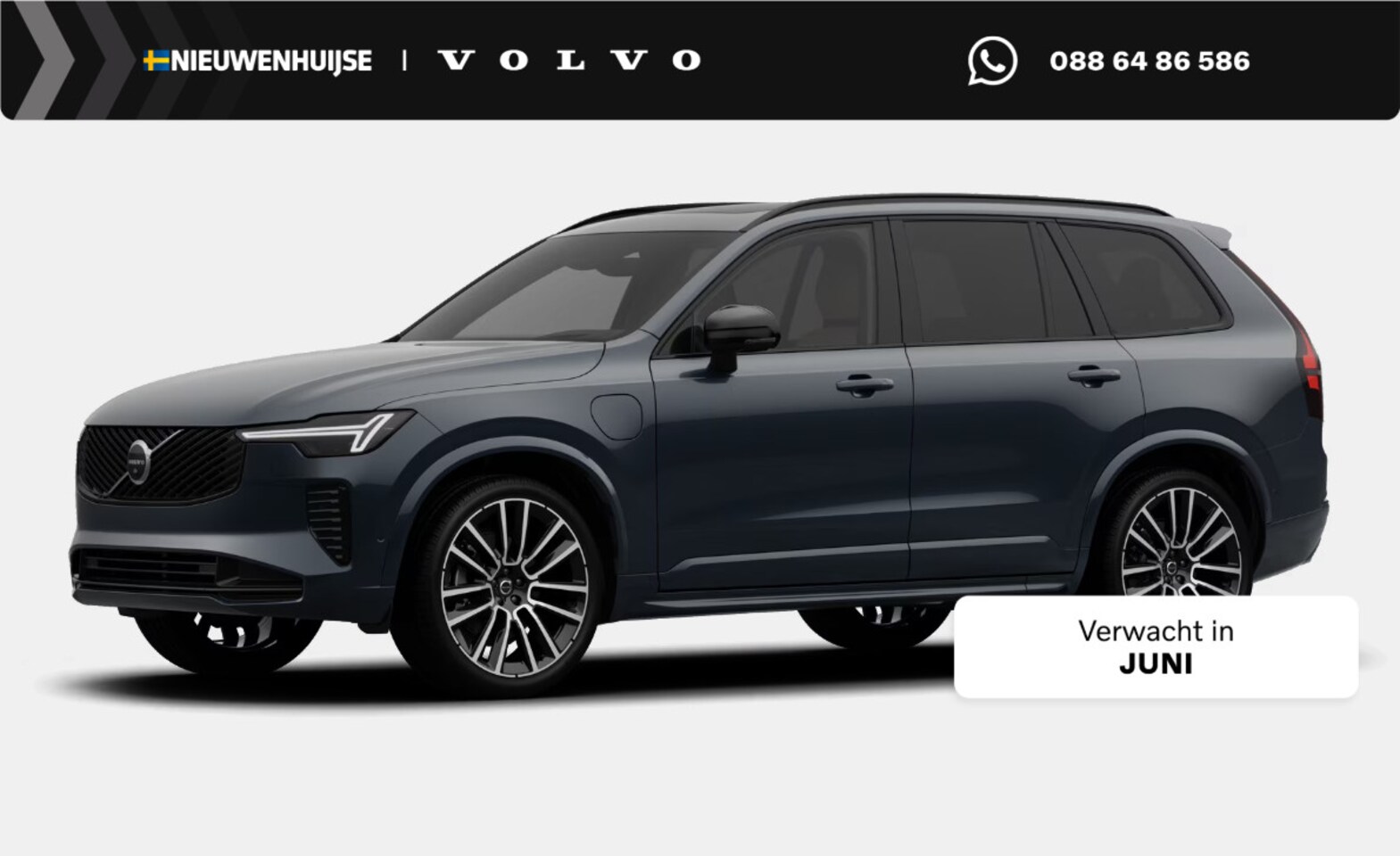 Volvo XC90 - 2.0 T8 Plug-in hybrid AWD Ultra Dark Exec. Ed. | Luchtvering | Gelaagd Glas | Bowers & Wil - AutoWereld.nl