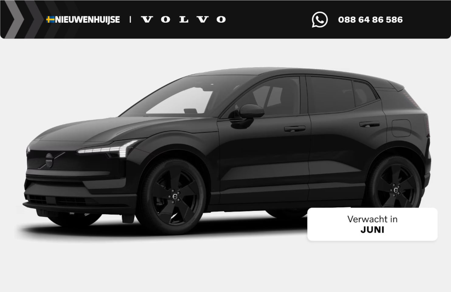 Volvo EX30 - P5 Long Range Plus Black Edition Europa 69 kWh | Adaptive Cruise Control | Stoel + Stuurve - AutoWereld.nl