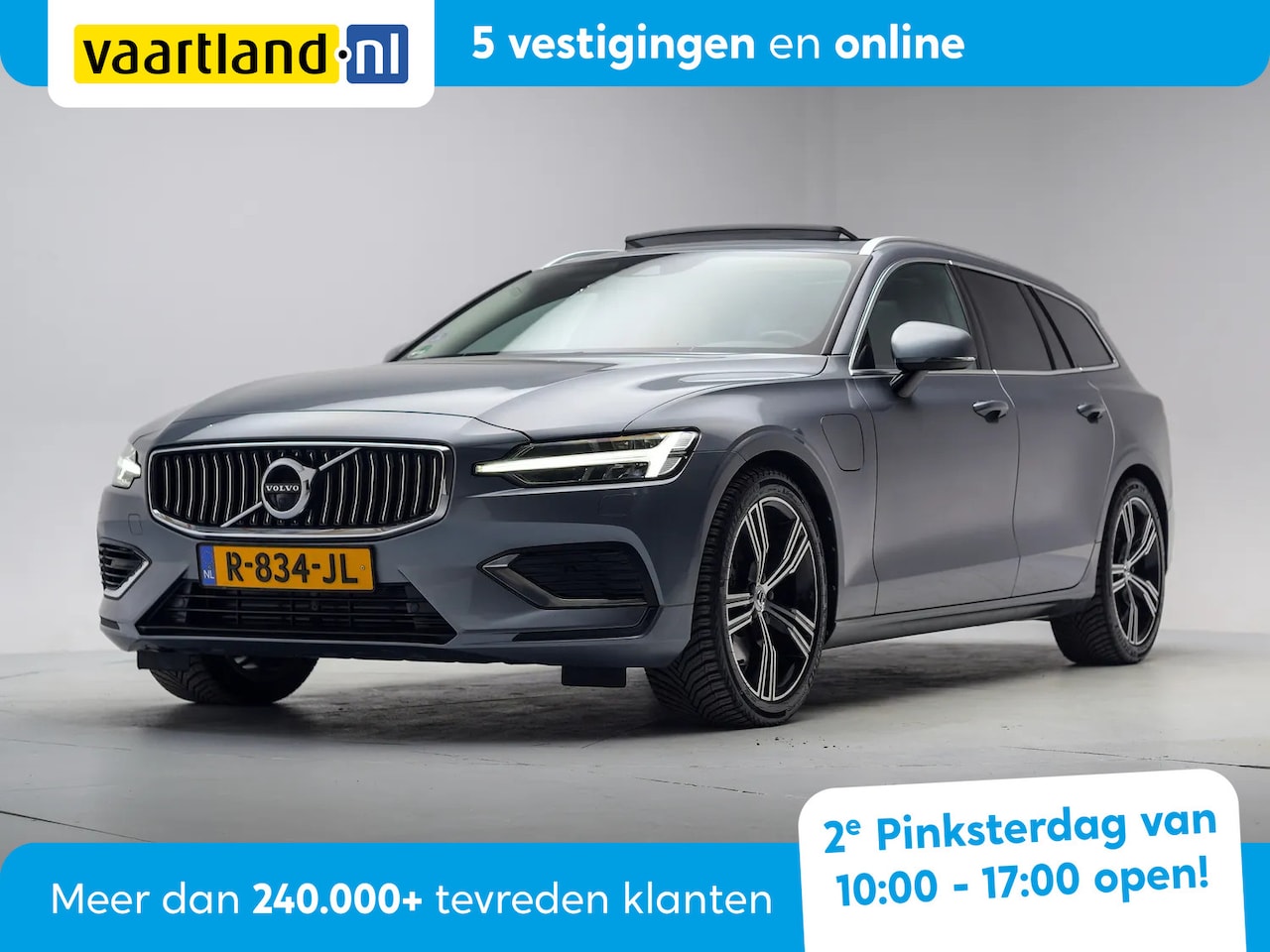 Volvo V60 - 2.0 T6 Recharge AWD R-Design Aut. [ Panorama Head-up Leder Stoelventilatie ] - AutoWereld.nl