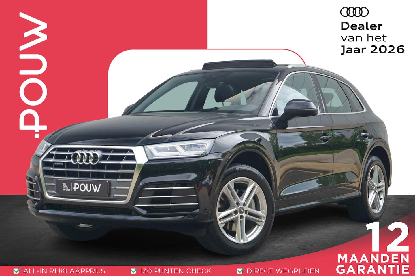 Audi Q5 - 2.0 TFSI 252pk Quattro Sport | Panoramadak | PDC | Alcantara - AutoWereld.nl