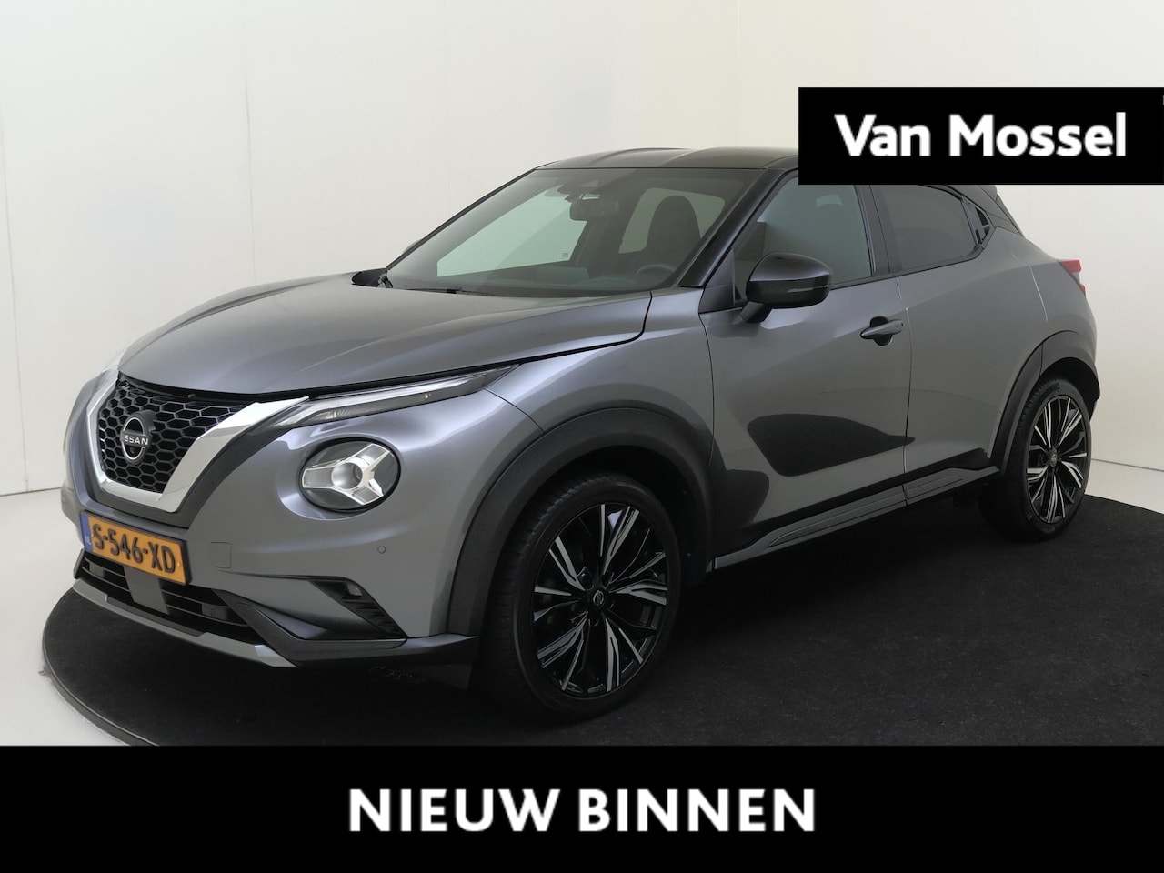 Nissan Juke - 1.0 DIG-T N-Design | airco automatisch | Apple Carplay/Android | cruise control | lederen - AutoWereld.nl