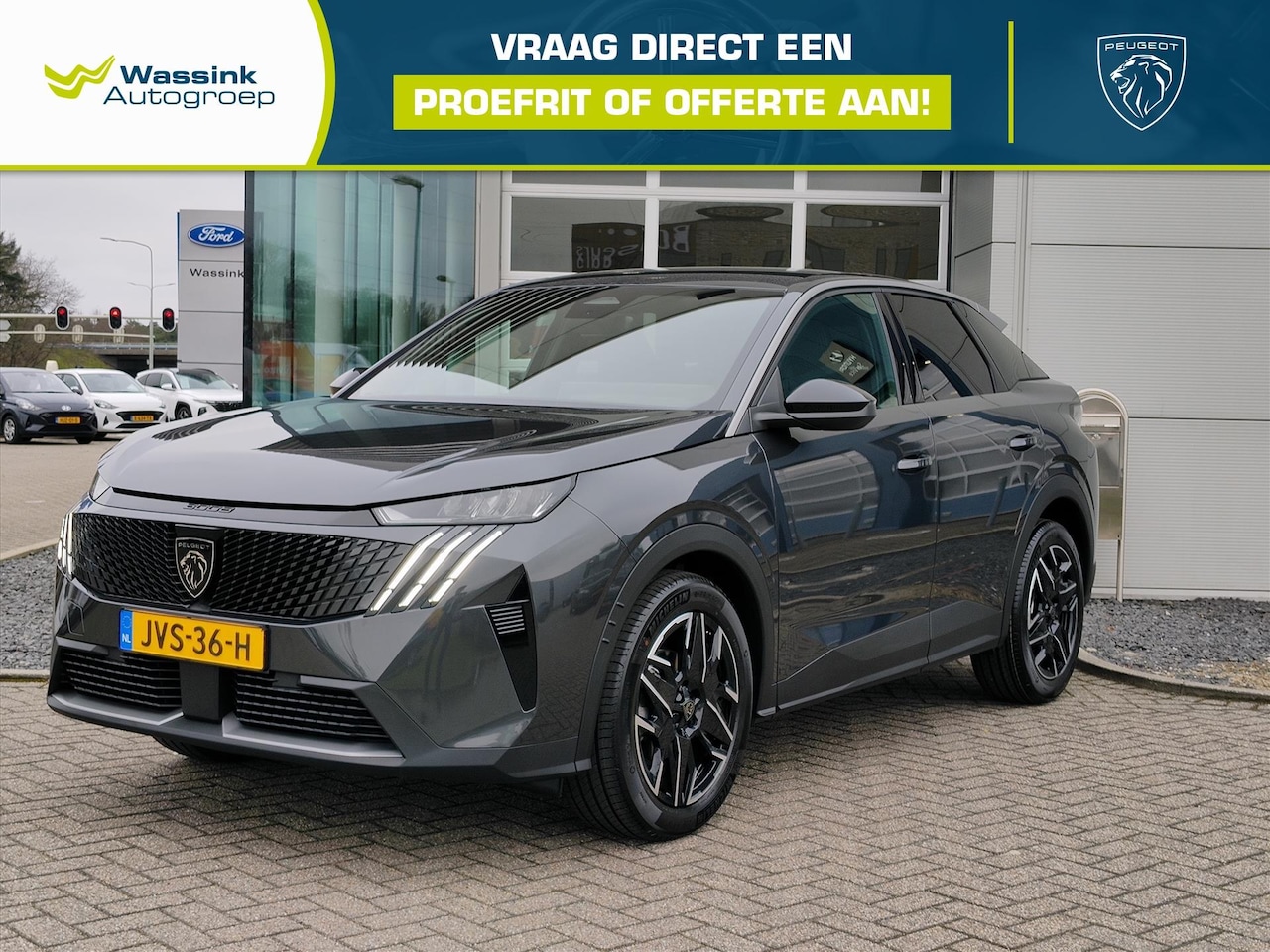 Peugeot 3008 - 1.2 Hybrid 145pk e-DCS6 Allure | Navigatie | Camera | Parkeer sensoren | Bekleding stof/ku - AutoWereld.nl