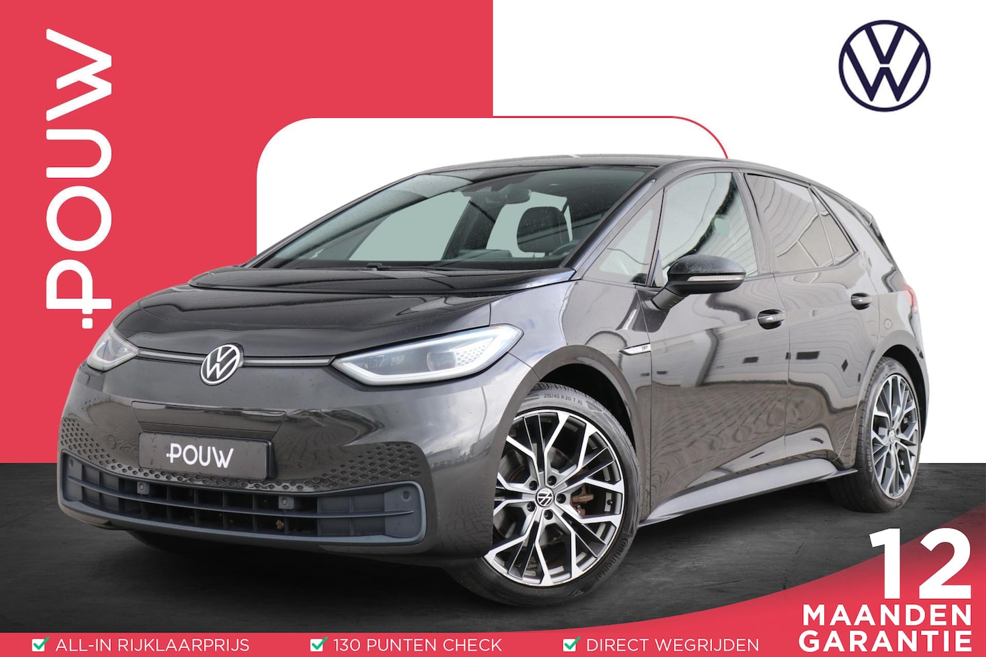 Volkswagen ID.3 - 204pk First Max 58 kWh | SoH 93% | Navigatie | Stoelverwarming | Panoramadak | Head-up Dis - AutoWereld.nl