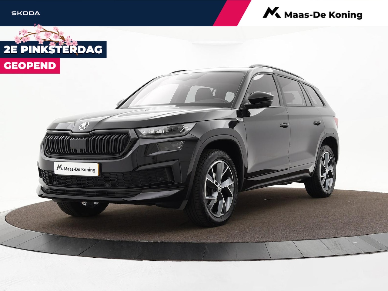 Skoda Kodiaq - 1.5 TSI 150pk DSG Sportline Business · Camera · Inklap. Trekhaak · Matrix LED · Elek. Stoe - AutoWereld.nl