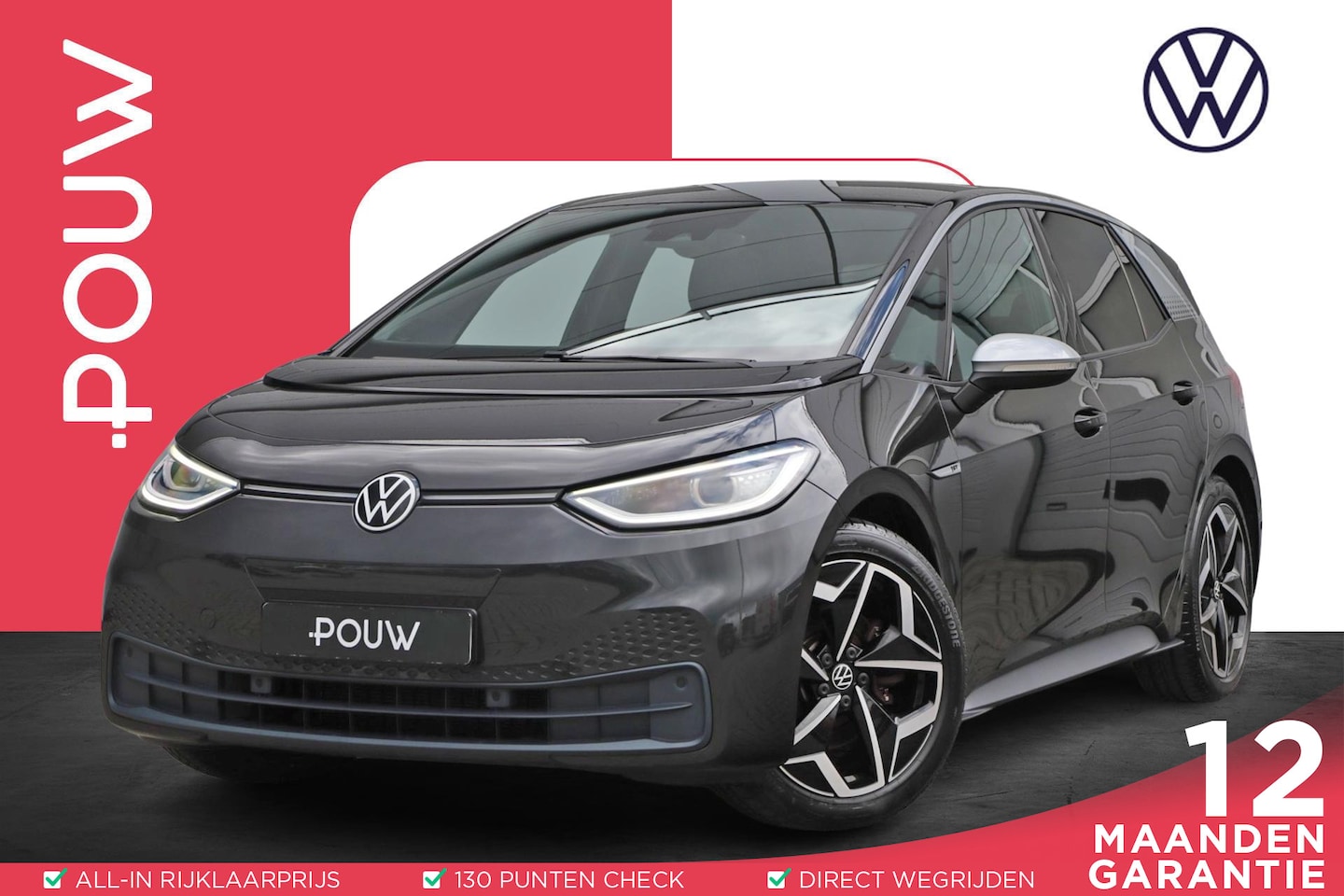 Volkswagen ID.3 - 204pk First Plus 58 kWh | SoH 95% | Navigatie | Stoelverwarming | Achteruitrijcamera - AutoWereld.nl