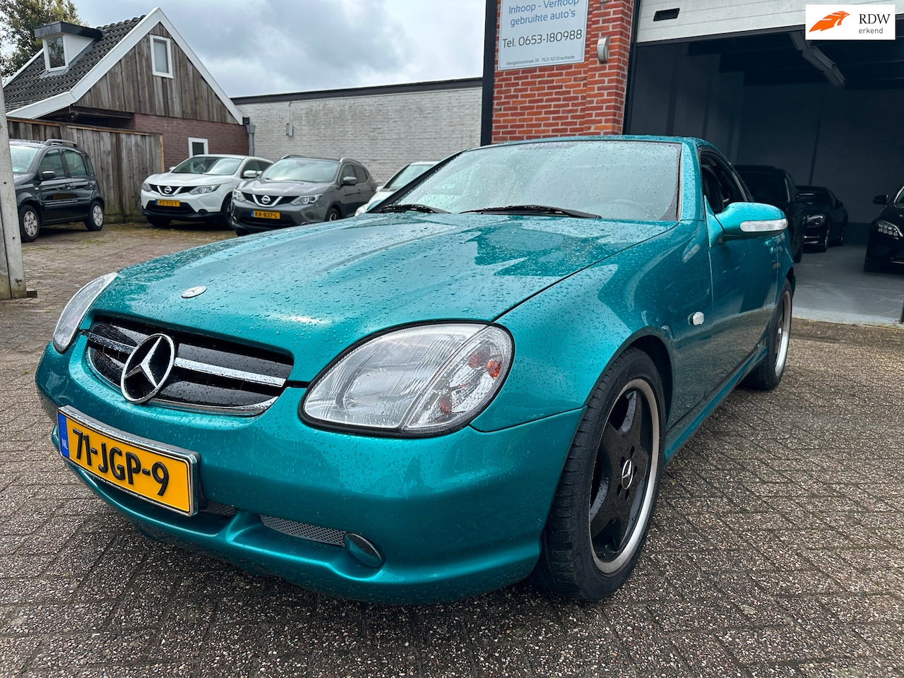 Mercedes-Benz SLK-klasse - 230 K. AMG Pakket-AUTOMAAT-AIRCO-LEDER-CRUISE-MOOIE GOED RIJDENDE AUTO - AutoWereld.nl