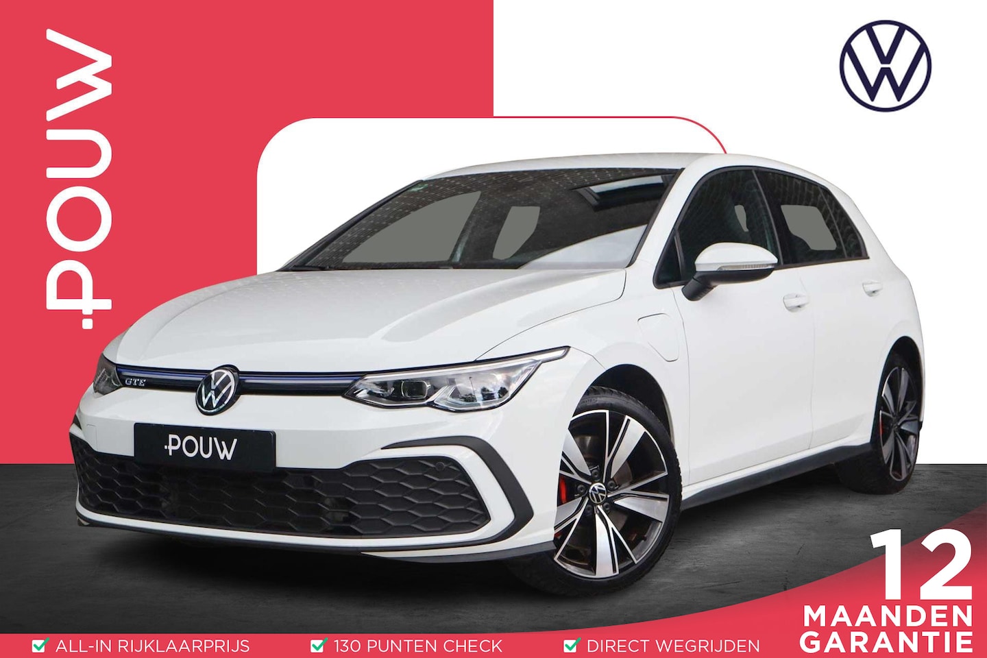 Volkswagen Golf - 1.4 eHybrid 245pk GTE | SoH 92% | Navigatie | Stoelverwarming | 18" Velgen - AutoWereld.nl