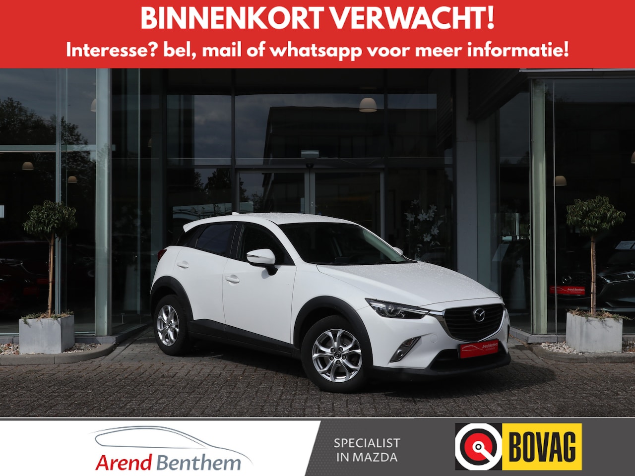 Mazda CX-3 - 2.0 SkyActiv-G 120 TS+ AUTOMAAT / Navi / Clima / Cruise / Trekhaak - AutoWereld.nl