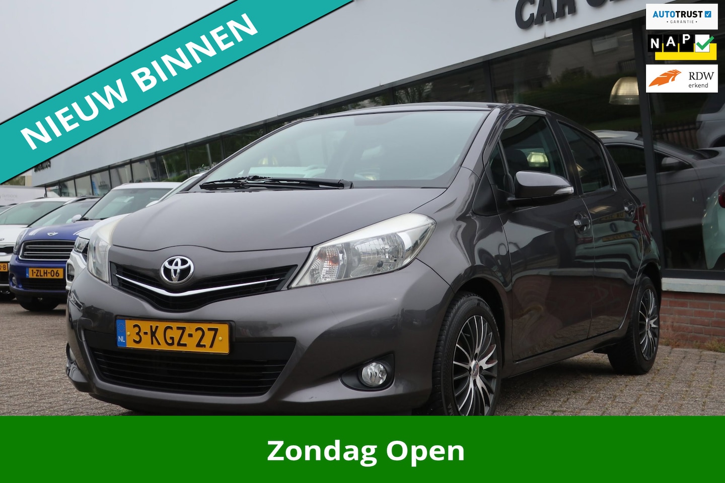 Toyota Yaris - 1.3 VVT-i Aspiration AIRCO_CRUIS_6-BAK_CAM_LMV_NAP. - AutoWereld.nl
