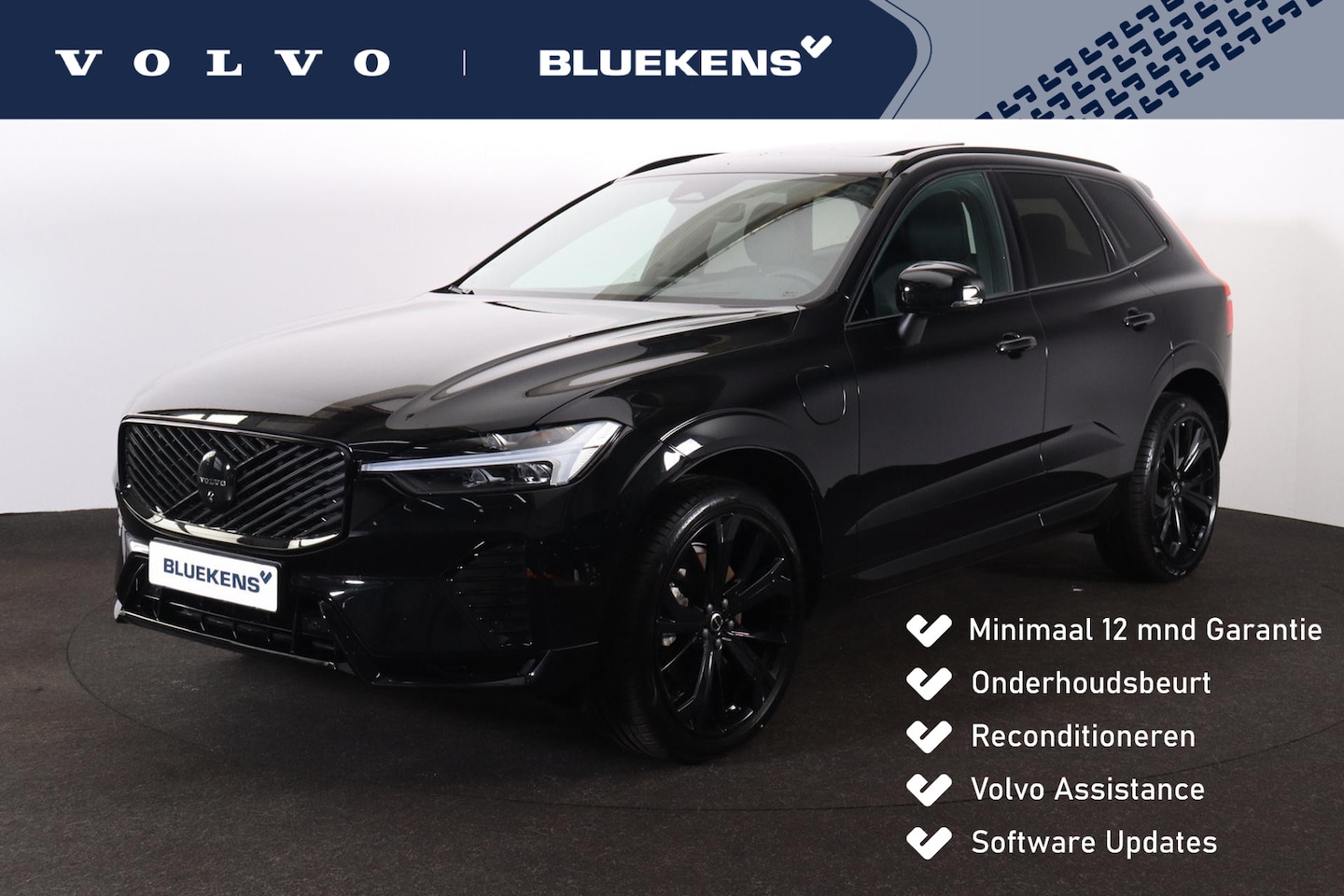 Volvo XC60 - T8 Recharge AWD Plus Black Edition - Panorama/schuifdak - IntelliSafe Assist & Surround - - AutoWereld.nl