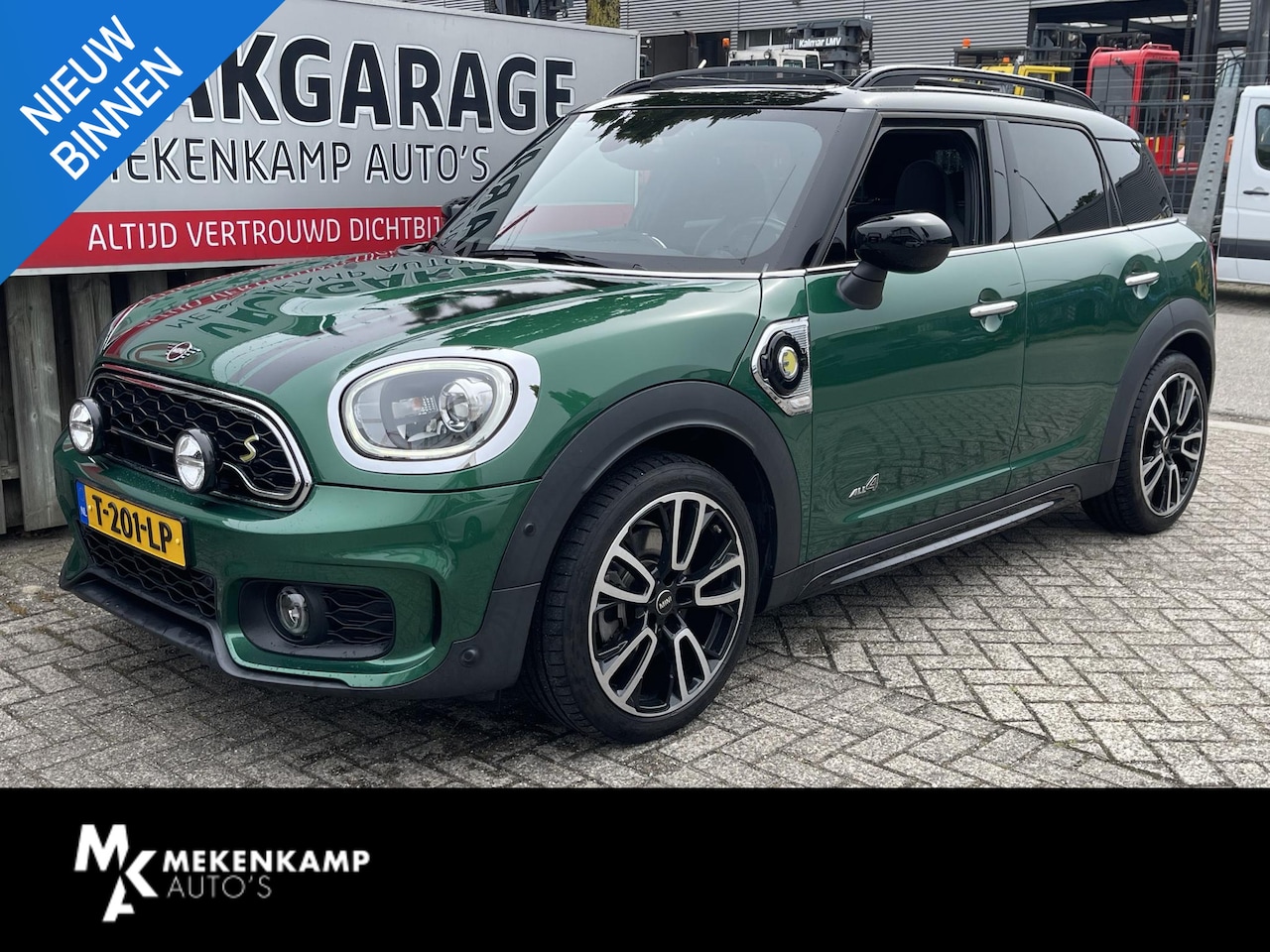 MINI Countryman - Mini 1.5 Cooper S E ALL4 Salt John Cooper Works 19"/Panoramadak/JCW sportstoelen + stoelve - AutoWereld.nl