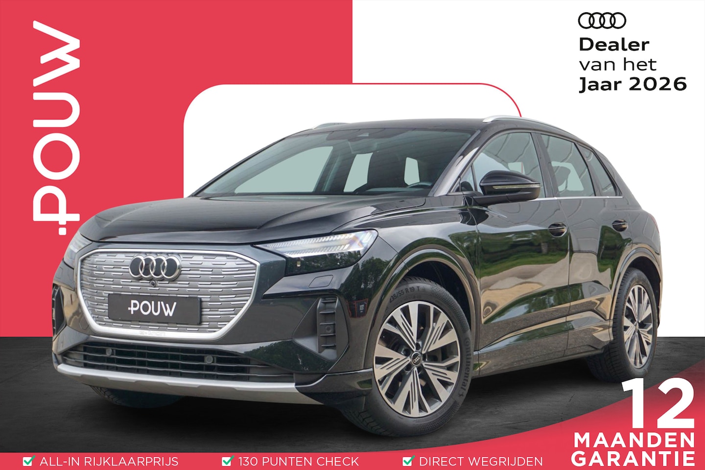 Audi Q4 e-tron - 40 204pk Launch Edition Advanced Plus 77 kWh | SoH 96% | Camera | Matrix LED | PDC V/A | A - AutoWereld.nl
