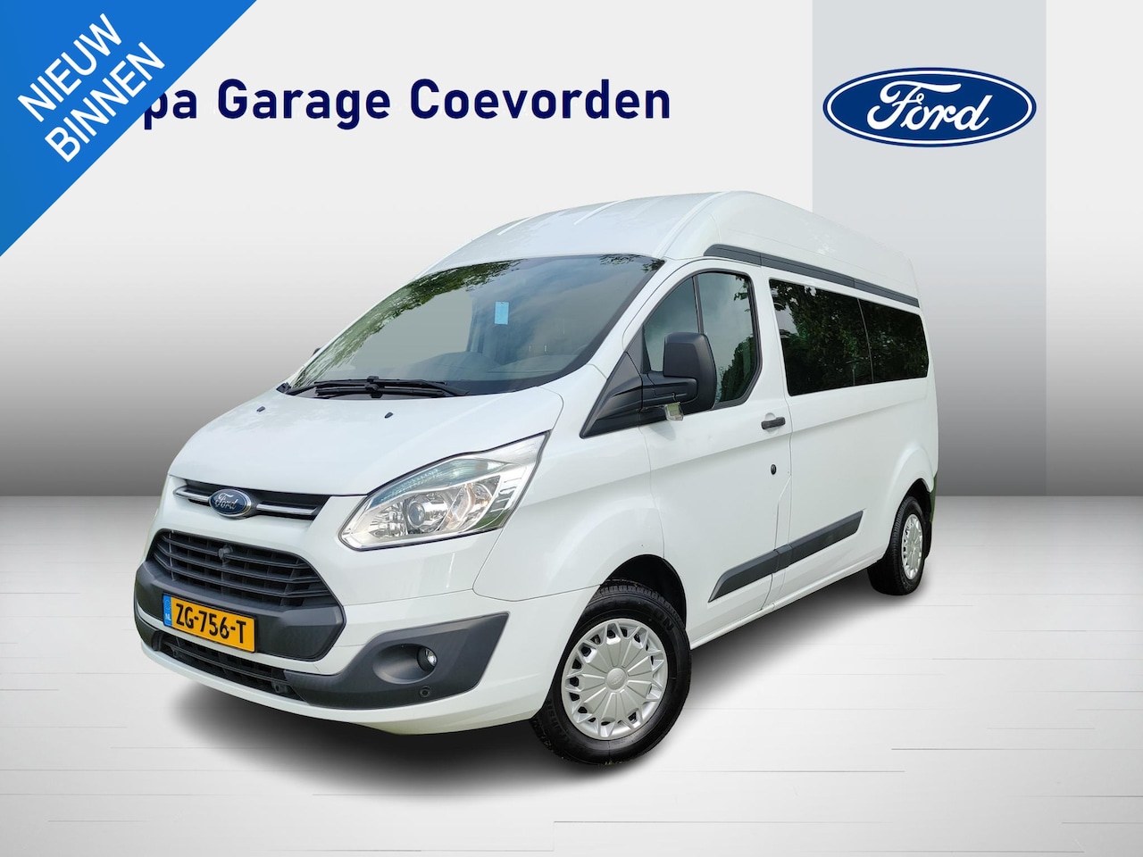 Ford Transit Custom - 300 2.2 TDCI L2H2 Trend | 9 PERSOONS | AIRCO | PARKEERSENSOREN | CRUISE | - AutoWereld.nl