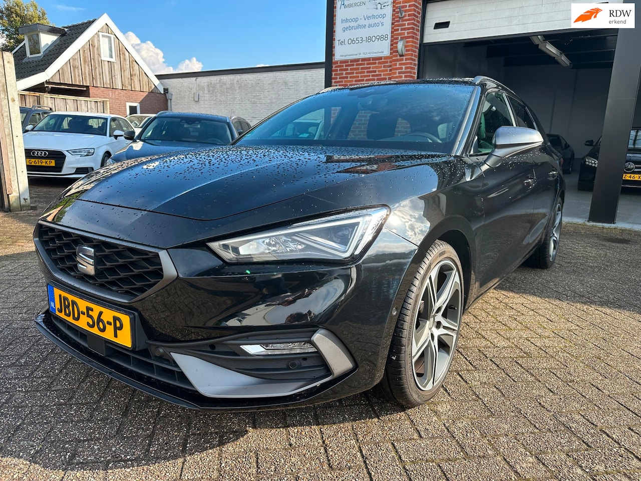 SEAT Leon Sportstourer - 1.5 TSI FR Business Intense CLIMA-CAMERA-CRUISE-DIGITALE DASHBOARD-ELEC.ACHTERKLEP - AutoWereld.nl