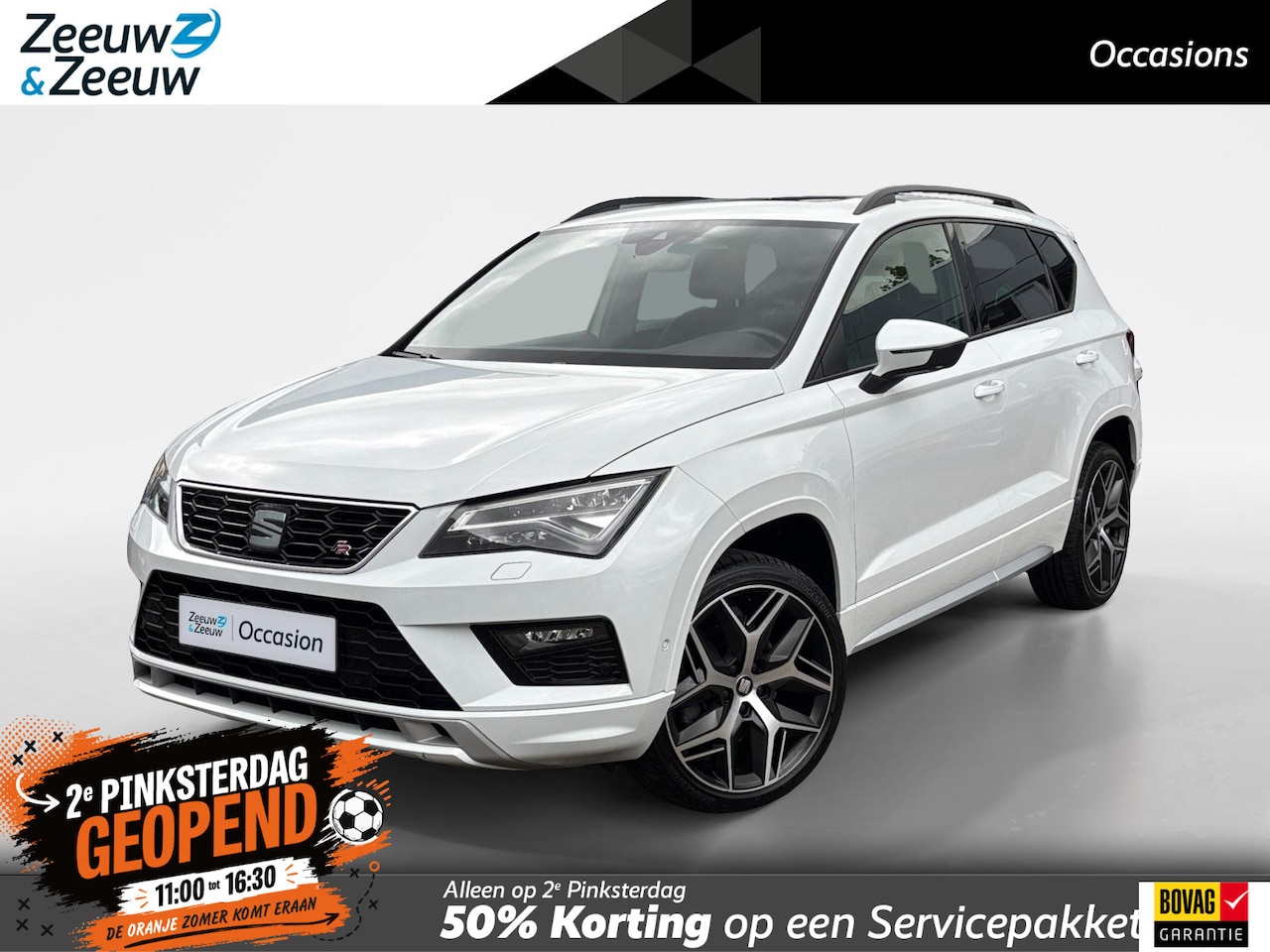 SEAT Ateca - 1.5 TSI FR Business Intense Automaat | Panoramadak | Elekt. Trekhaak | 360 Camera | Stoelv - AutoWereld.nl