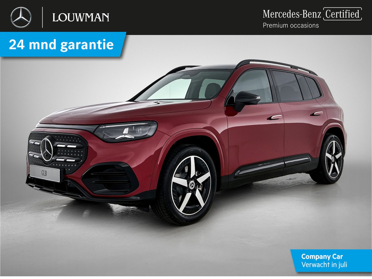 Mercedes-Benz GLB - 250+ Business Solution AMG Nightpakket 85.5 kWh | Panoramadak | Dode Hoek Ass | Memory | A - AutoWereld.nl