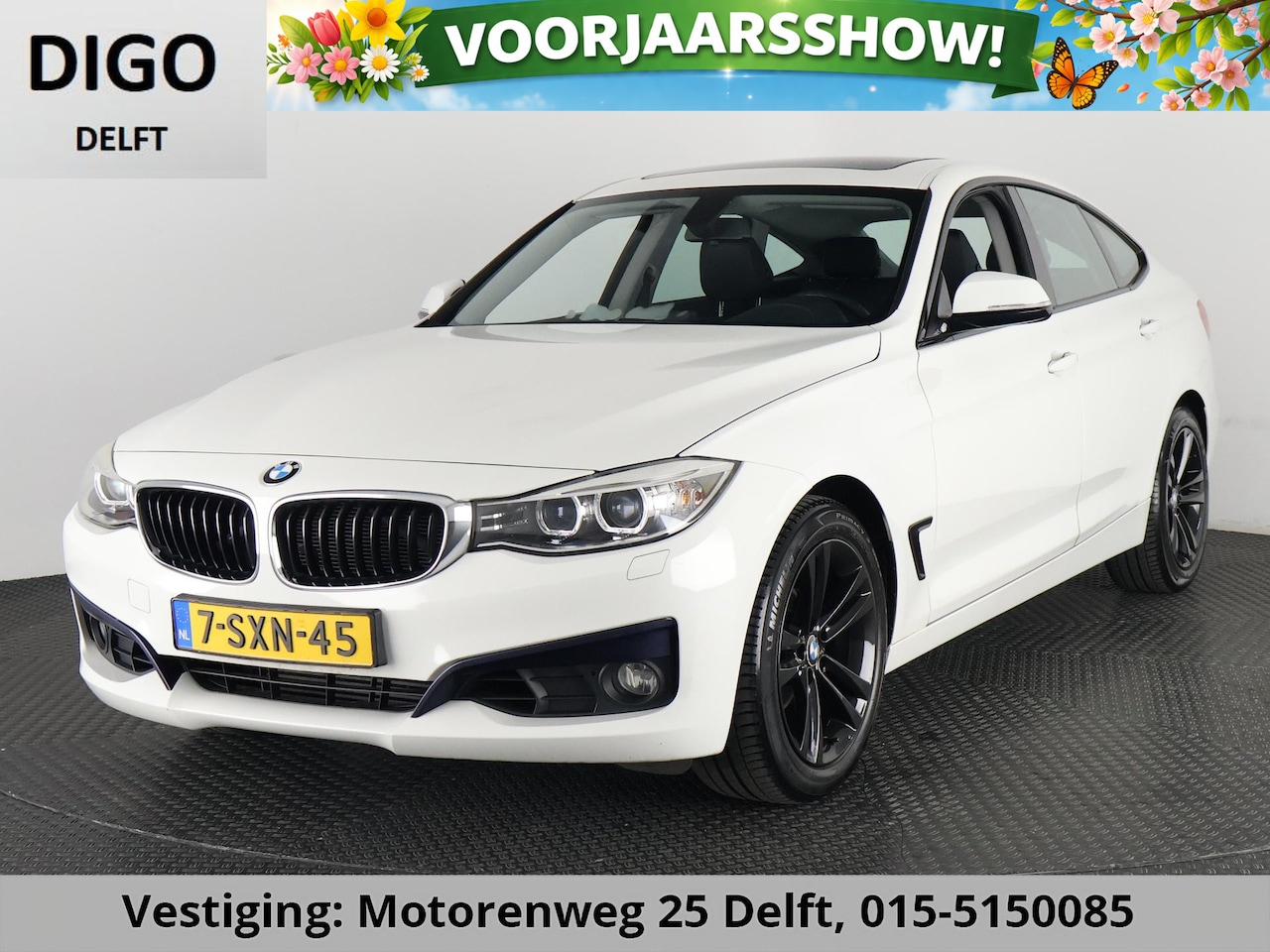 BMW 3-serie Gran Turismo - 320i HIGH EXECUTIVE GT AUTOMAAT LEDER.SCHUIFDAK. BMW SPORT - AutoWereld.nl