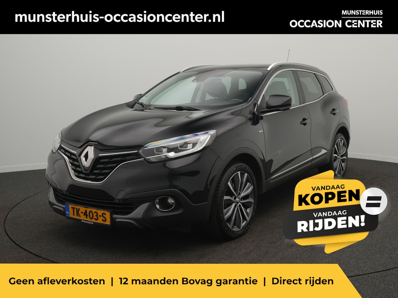 Renault Kadjar - TCe 130 EDC Bose - RIJKLAARPRIJS - Achteruitrijcamera - Panoramadak - Trekhaak - AutoWereld.nl