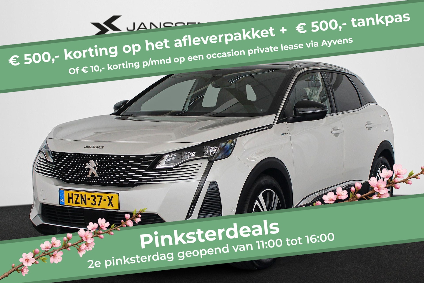 Peugeot 3008 - 1.6 HYbrid 225 GT Panoramadak / Achteruitrijcamera / LED Koplampen /SOH 95% - AutoWereld.nl
