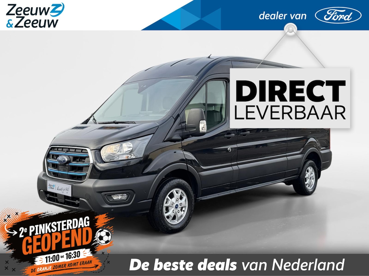 Ford E-Transit - 350 L3H2 Trend 68 kWh | Uit Voorraad Leverbaar | Prijs inclusief 8285 Ford Voordeel |PRO O - AutoWereld.nl