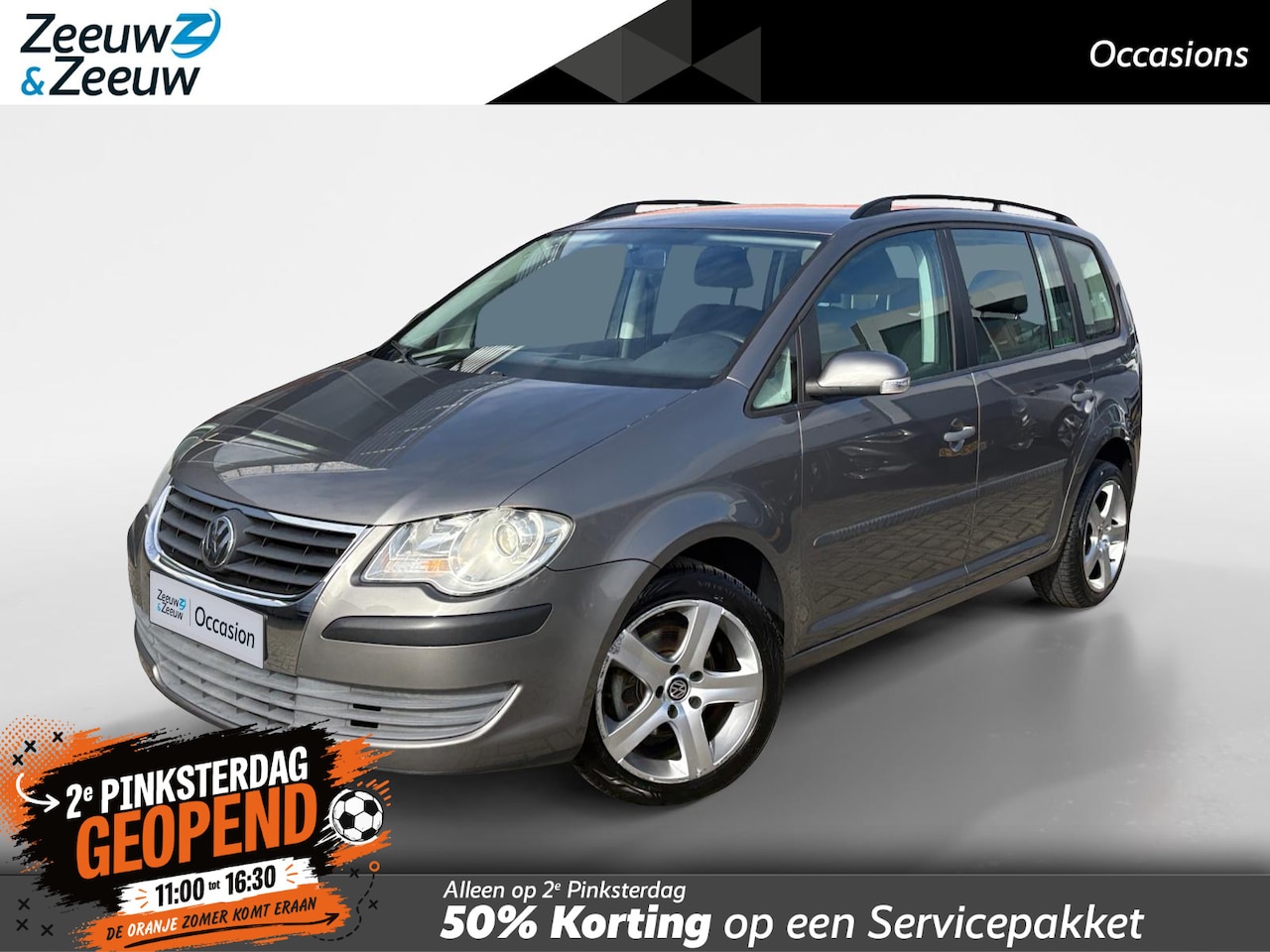 Volkswagen Touran - 1.6 Optive |Dealer onderhouden!|NL auto| 1ste Eigenaar| Trekhaak| 12 maanden Bovag Garanti - AutoWereld.nl