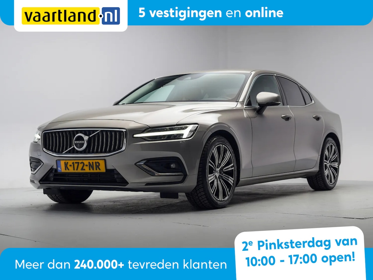 Volvo S60 - 2.0 B3 163pk R-Design Aut. [ Navi Apple / Android Leder Stoelverwarming PDC ] - AutoWereld.nl