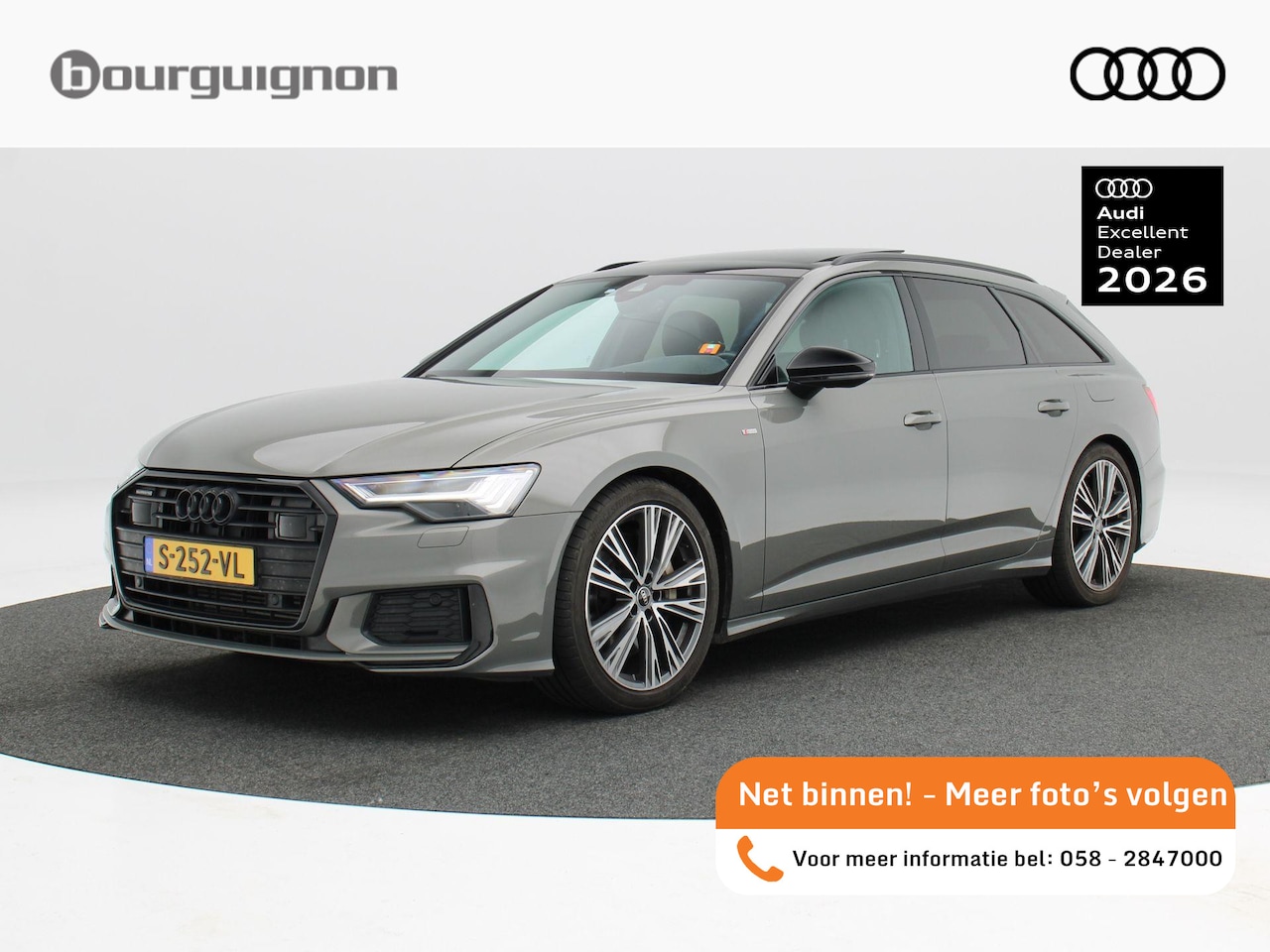 Audi A6 Avant - 50 TFSi e 299 Pk quattro S-Line | Trekhaak | Panoramadak | Adaptive Cruise | Camera | CarP - AutoWereld.nl