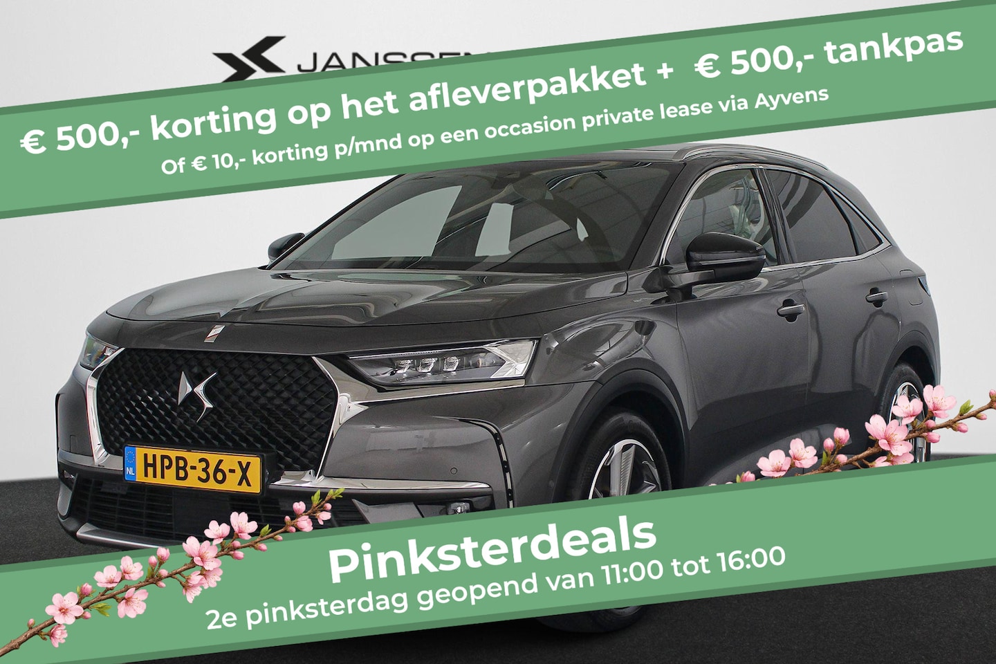 DS 7 Crossback - E-Tense Rivoli Pano Trekhaak Leder Stoelverwarming Camera - AutoWereld.nl