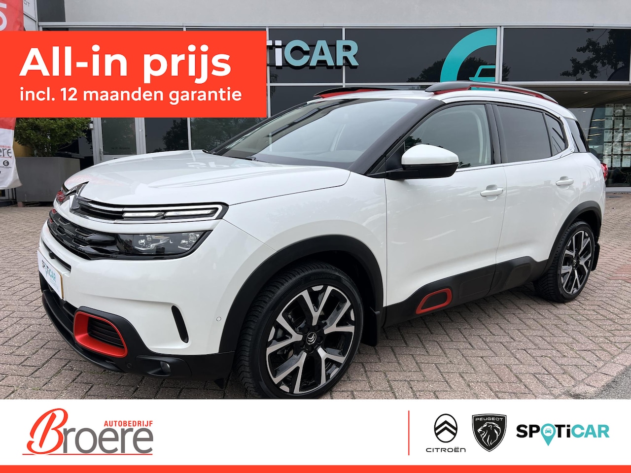 Citroën C5 Aircross - 1.6 Turbo 180 pk Shine EAT-8 Automaat Panoramadak, elek. achtreklep - AutoWereld.nl