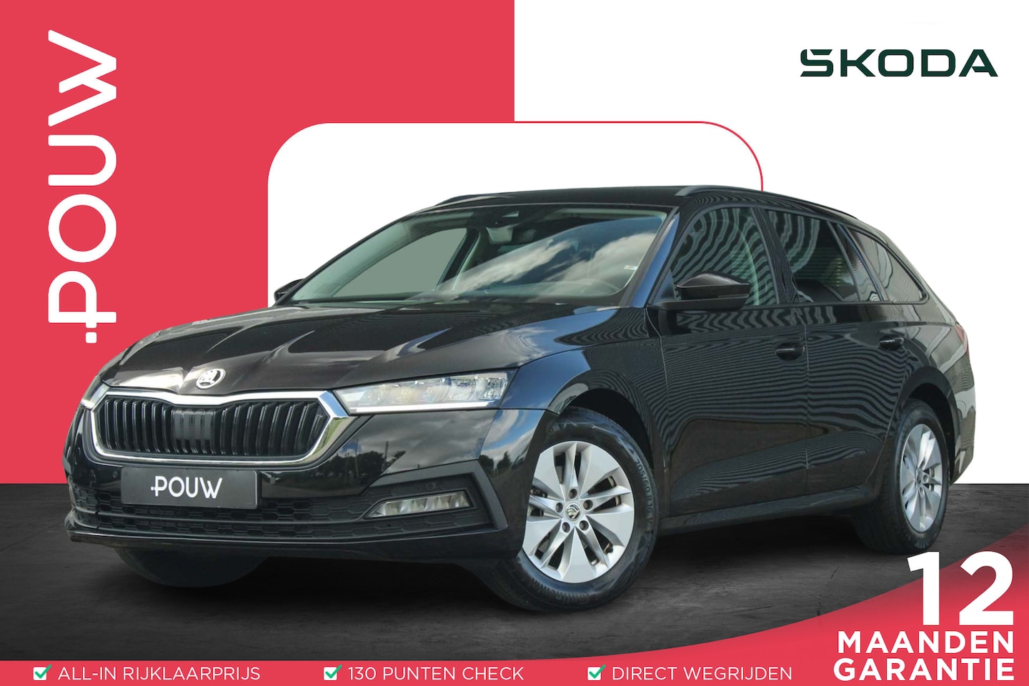 Skoda Octavia Combi - 1.0 TSI 110pk Business Edition | Cruise Control | Navigatie | Apple CarPlay/ Android Auto - AutoWereld.nl