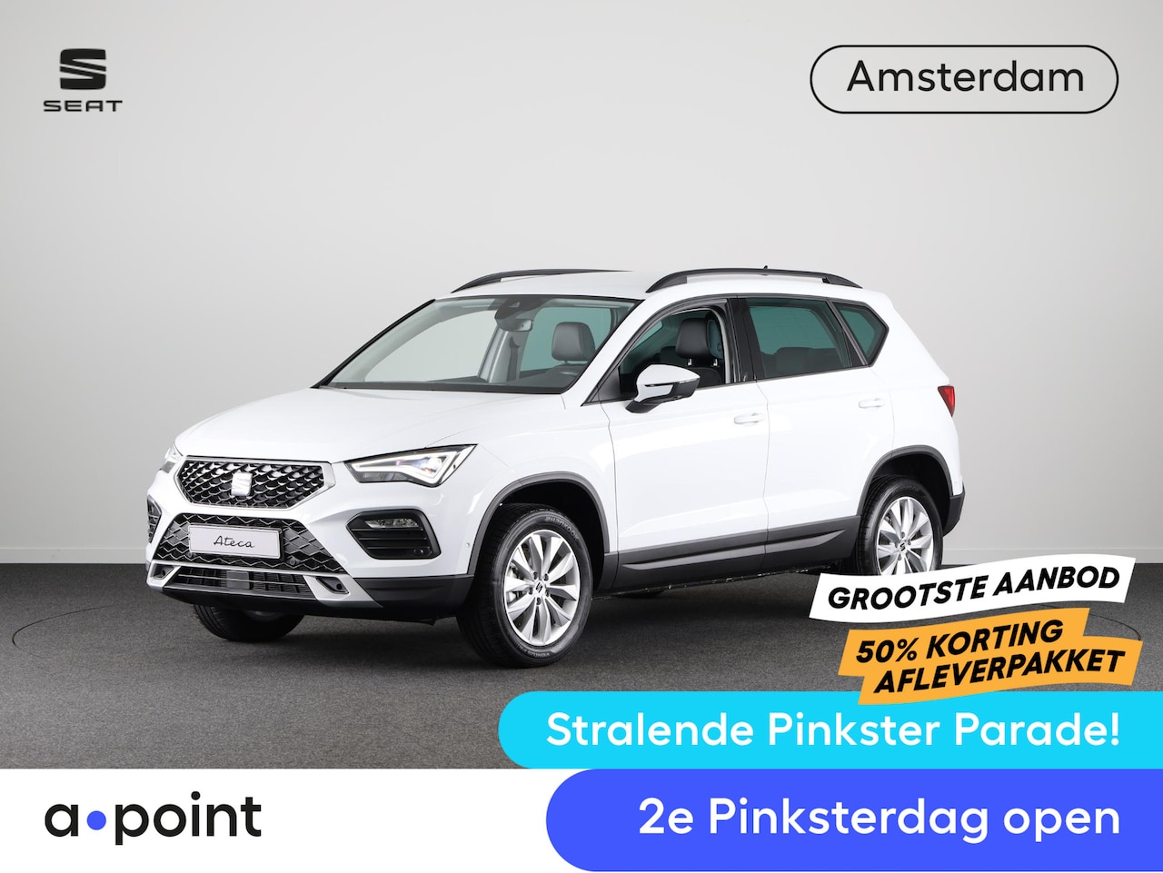 SEAT Ateca - 1.5 TSI 150pk Style Business Intense DSG | Navigatie | Parkeercamera | Climatronic | Sport - AutoWereld.nl