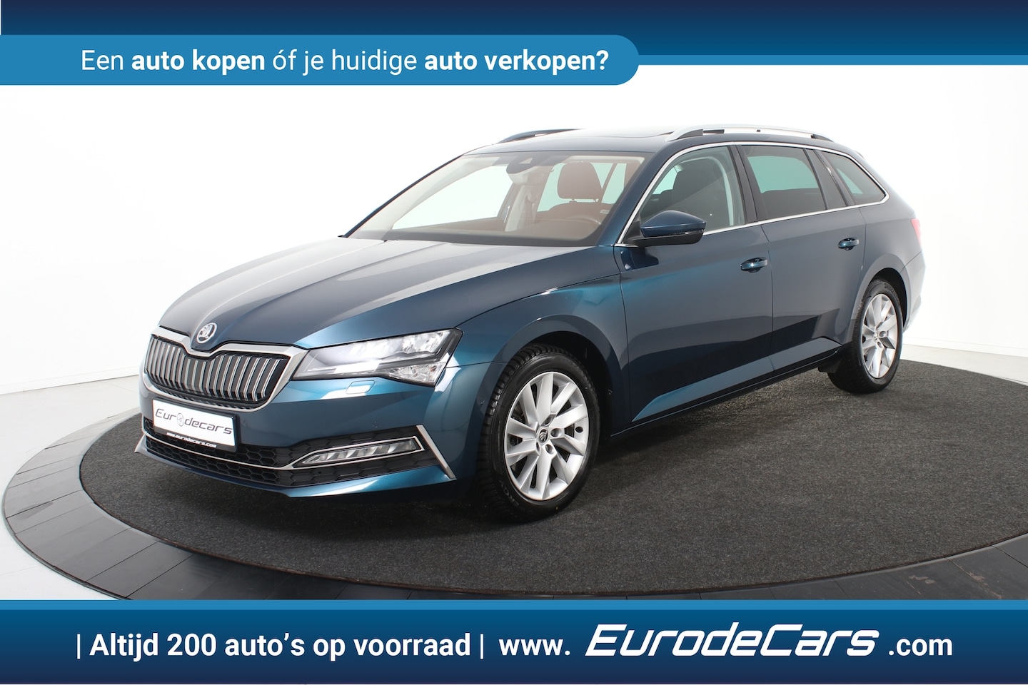 Skoda Superb Combi - 1.4 TSI iV *1ste Eigenaar*Panoramadak*Trekhaak*4x Stoelverwarming* - AutoWereld.nl