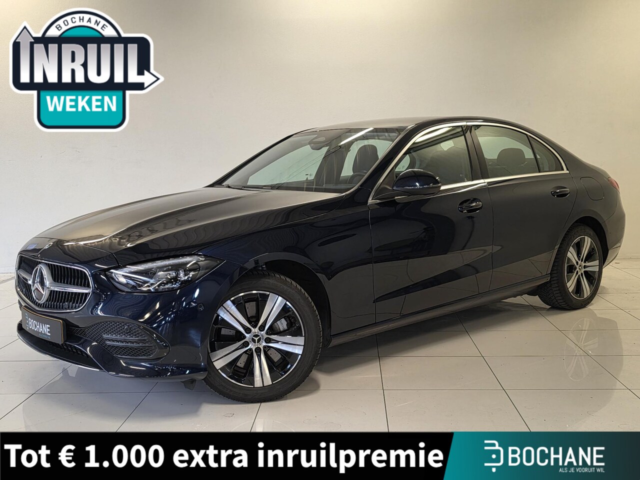 Mercedes-Benz C-klasse - 300 e Luxury Line | Navigatie | Stoelverwarming | Achteruitrijcamera | - AutoWereld.nl
