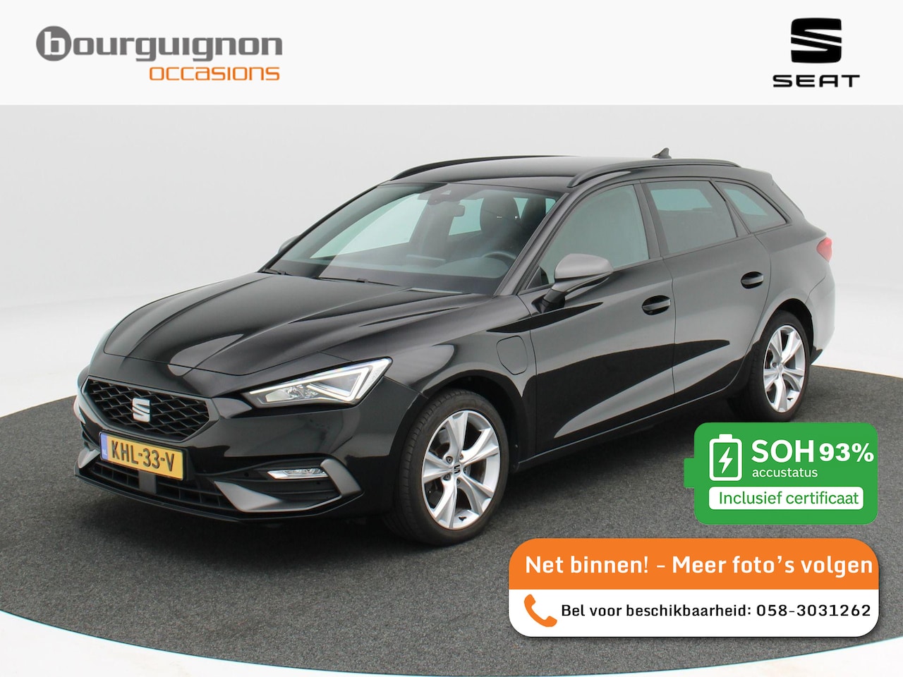 SEAT Leon Sportstourer - 1.4 TSi eHybrid 204 Pk PHEV FR Business Intense | Stoel/Stuurverwarming | Adaptive Cruise - AutoWereld.nl