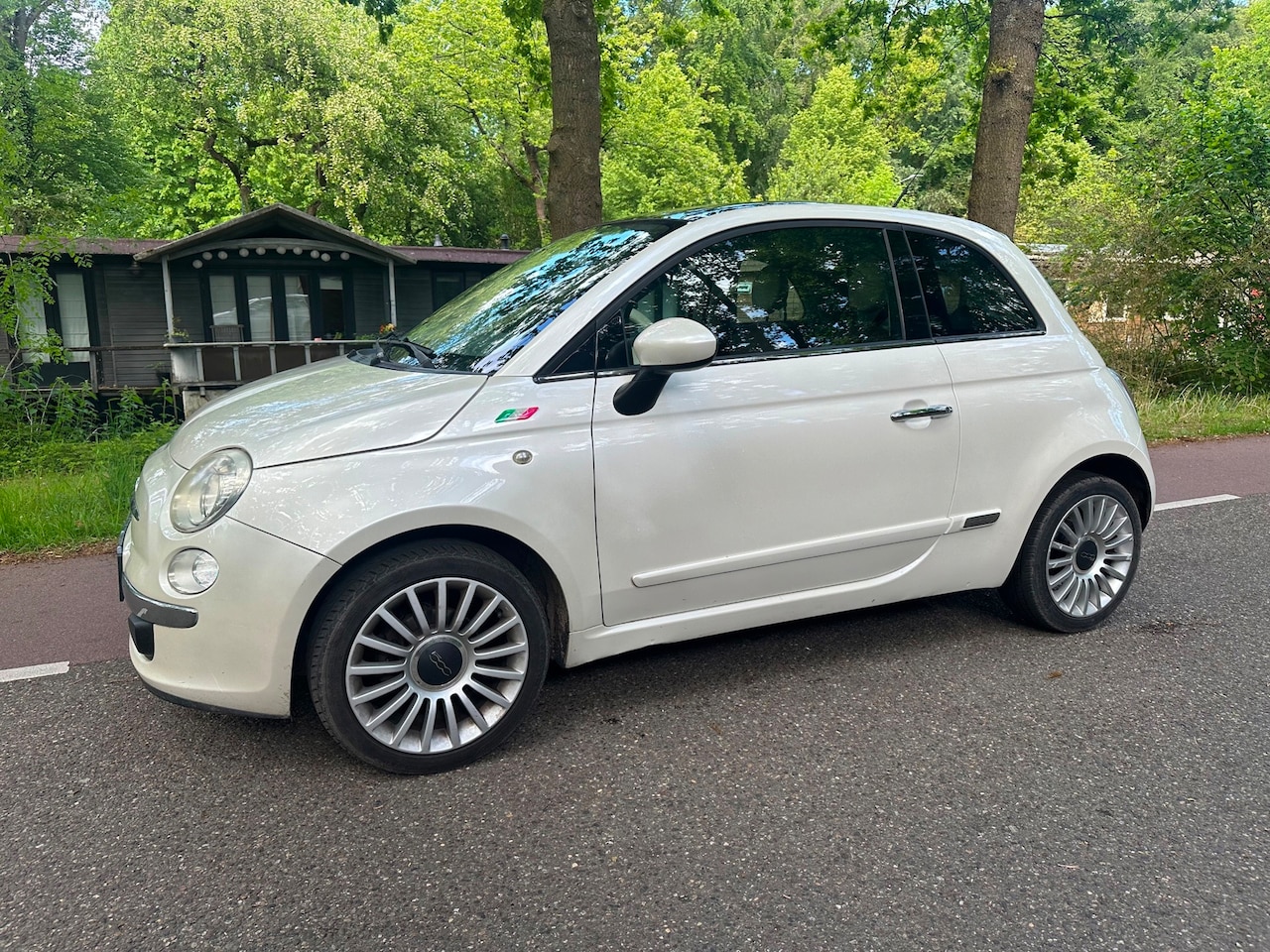 Fiat 500 - 1.2 Lounge AUTOMAAT PANORAMADAK NW APK PARELMOER - AutoWereld.nl