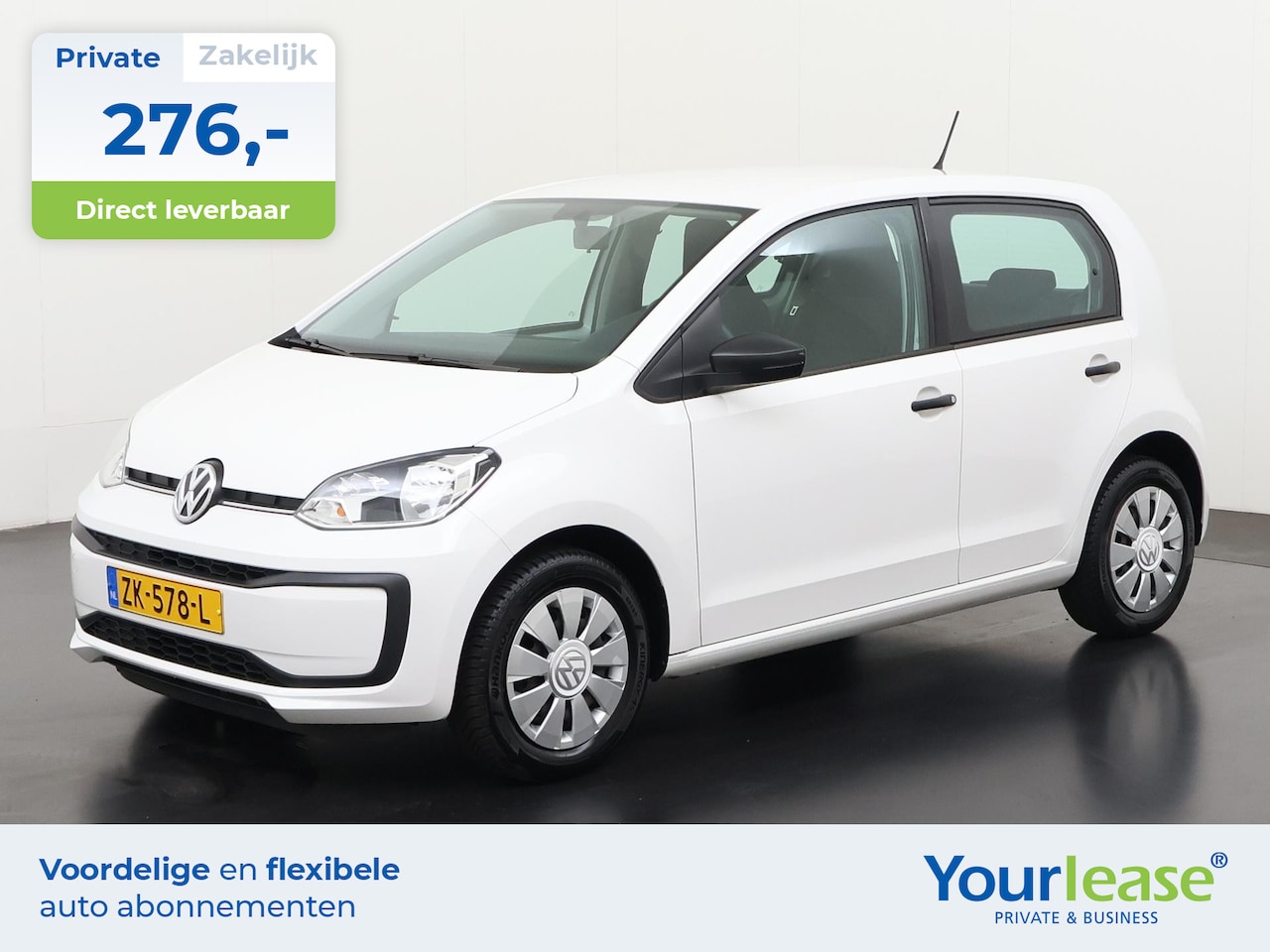Volkswagen Up! - 1.0 BMT take up! | All-in 276,- Private Lease | Direct uit voorraad - AutoWereld.nl