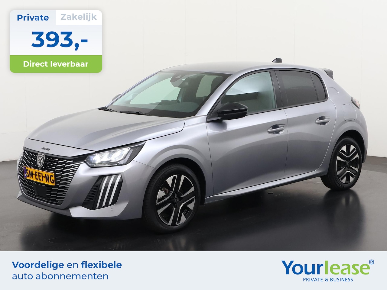 Peugeot 208 - 1.2 Hybrid 110 e-DCS6 Allure | All-in 393,- Private Lease | Direct uit voorraad - AutoWereld.nl