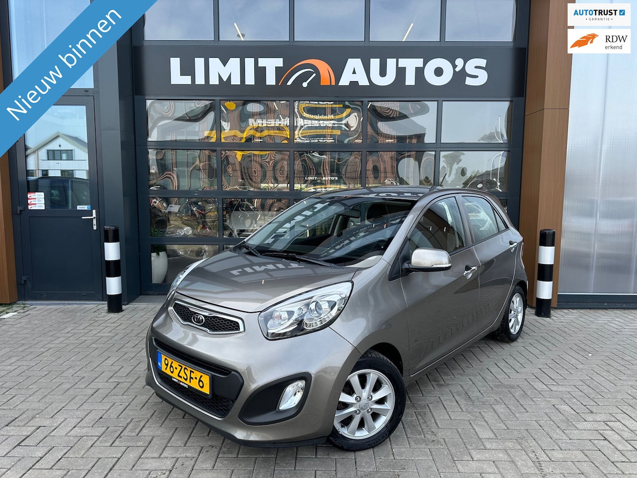 Kia Picanto - 1.2 CVVT Super Pack Aut/Climate/Cruise/Pdc/El.ramen/Led/Lmv/Apk - AutoWereld.nl