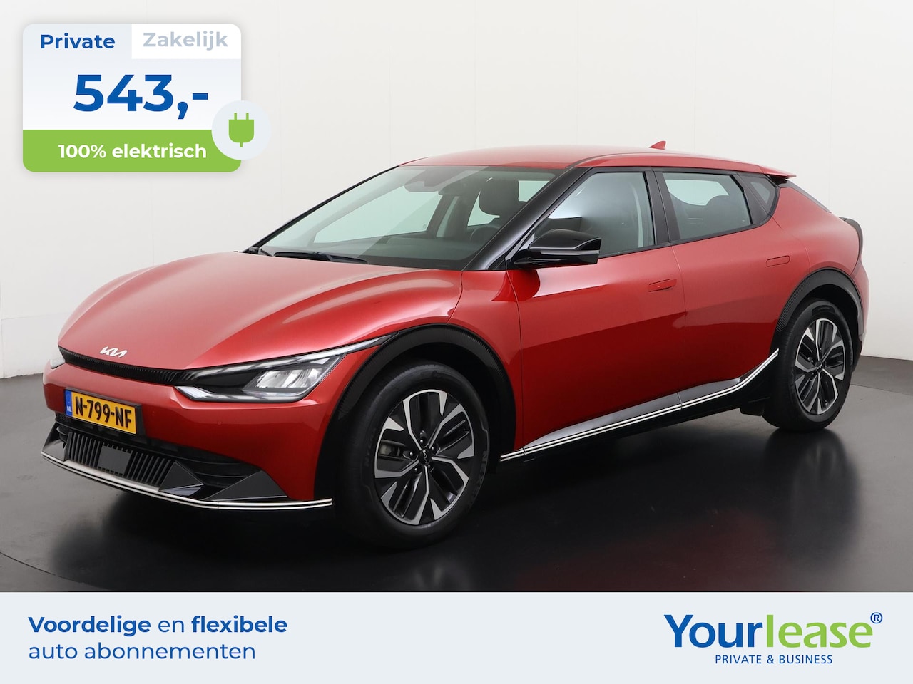 Kia EV6 - 58 kWh | All-in 543,- Private Lease | Direct uit voorraad - AutoWereld.nl