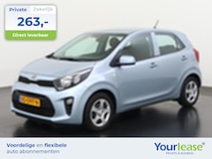 Kia Picanto - 1.0 CVVT EconomyPlusLine | All-in 263, - Private Lease | Direct uit voorraad