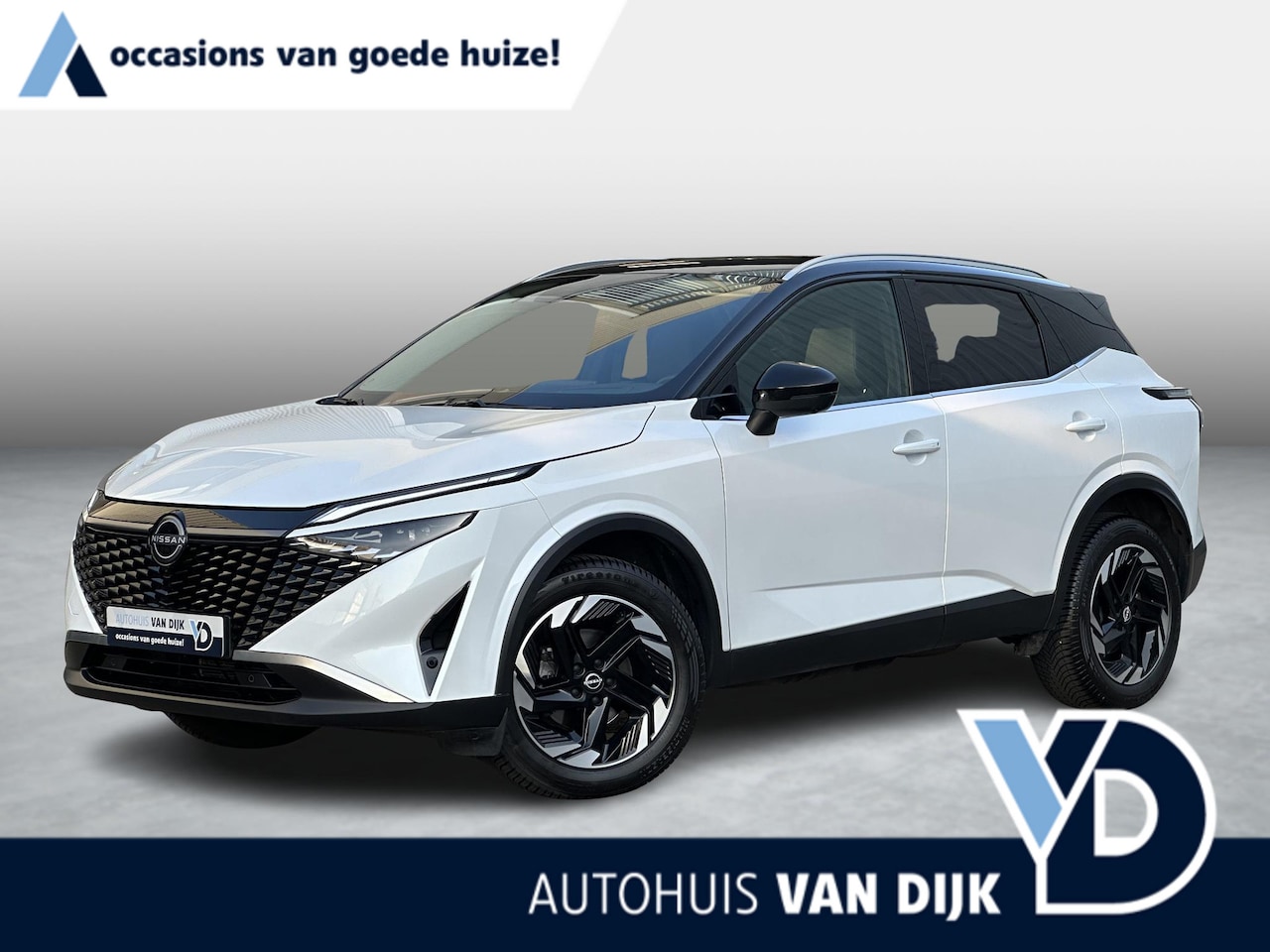 Nissan Qashqai - 1.3 MHEV Xtronic N-Connecta | Pano-Dak/Cold Pack/Head-Up/360° camera/Adapt.Cruise - AutoWereld.nl