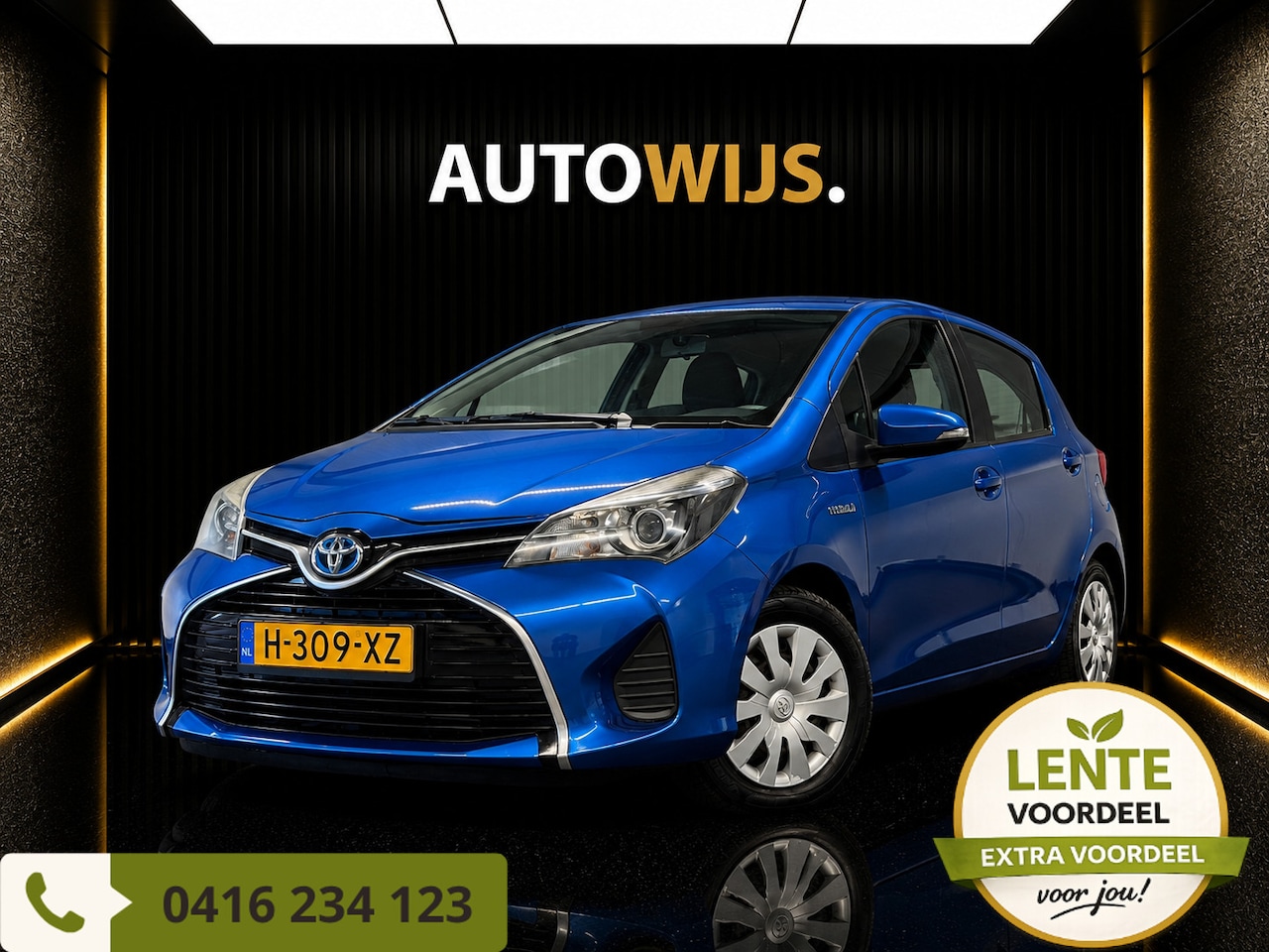 Toyota Yaris - 1.5 Hybrid Lease|CAMERA|AUT|XENON|GOED ONDERHOUDEN - AutoWereld.nl