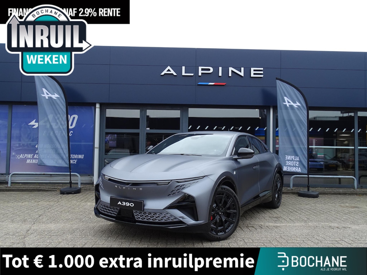 Alpine A390 - GT 89kWh TWO-TONE | DEVIALET Xtreme sound | Stoel & Stuurverwarming | Apple Carplay & Aind - AutoWereld.nl