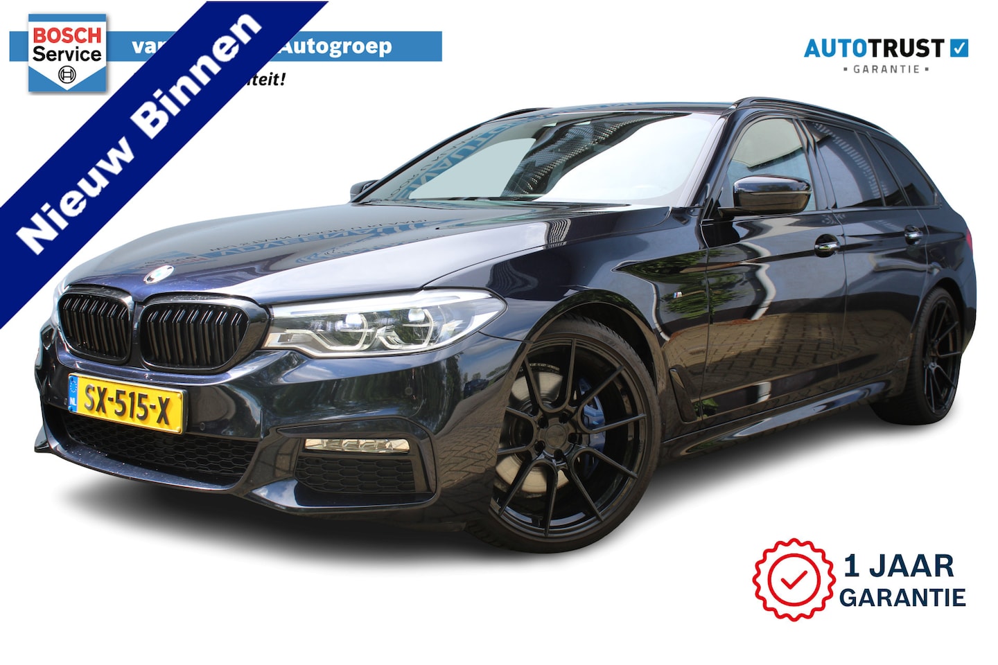 BMW 5-serie Touring - 530i High Executive M-sport | Incl. 12 maanden garantie | Panoramadak | Dodehoek detectie - AutoWereld.nl